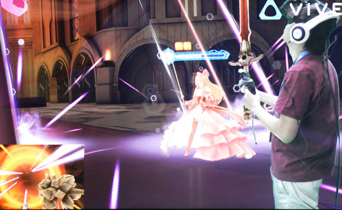 [TGS 2016] 邁向虛擬的新世代 RPG！HTC Vive 版『乖離性百萬亞瑟王 VR』體驗 @3C 達人廖阿輝