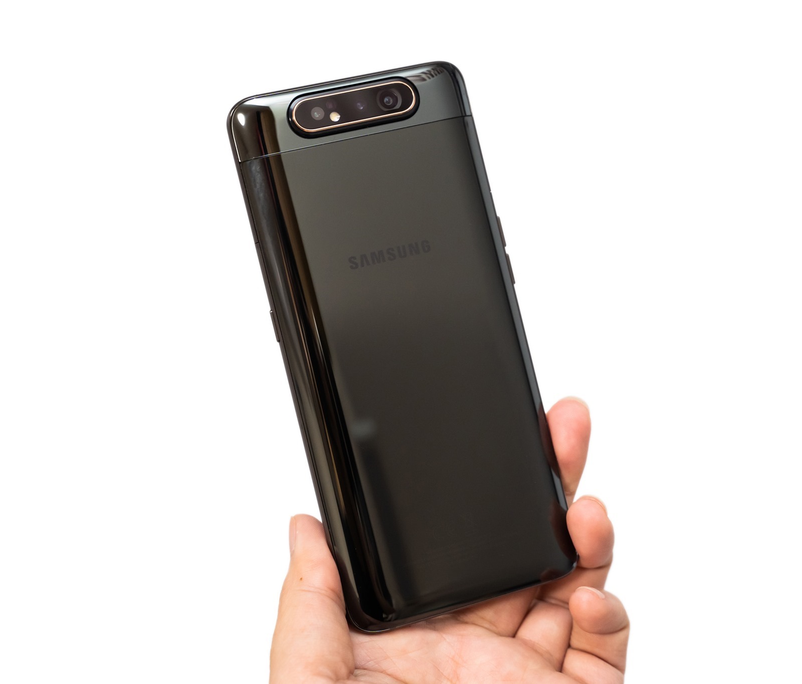 三星首款真全螢幕手機 Galaxy A80 性能電力速報 @3C 達人廖阿輝