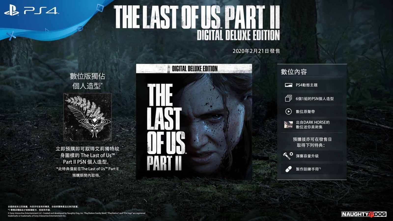 最後生還者二代要來啦！The Last of Us Part II  中英文合版將於 2020 年 2 月 21 日發售 @3C 達人廖阿輝