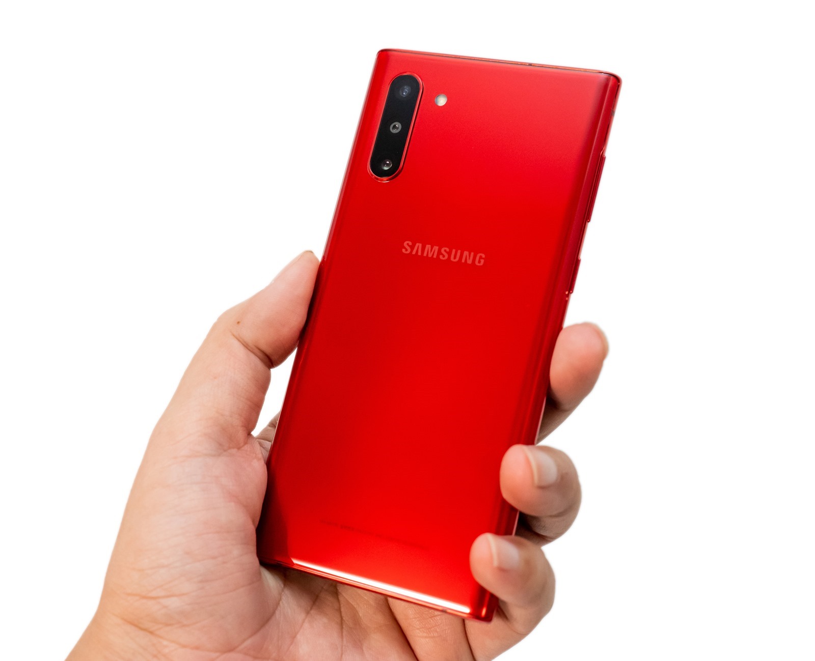 超美三星 Galaxy Note 10 紅色機看過沒？沒看過實機開箱給你看！ @3C 達人廖阿輝