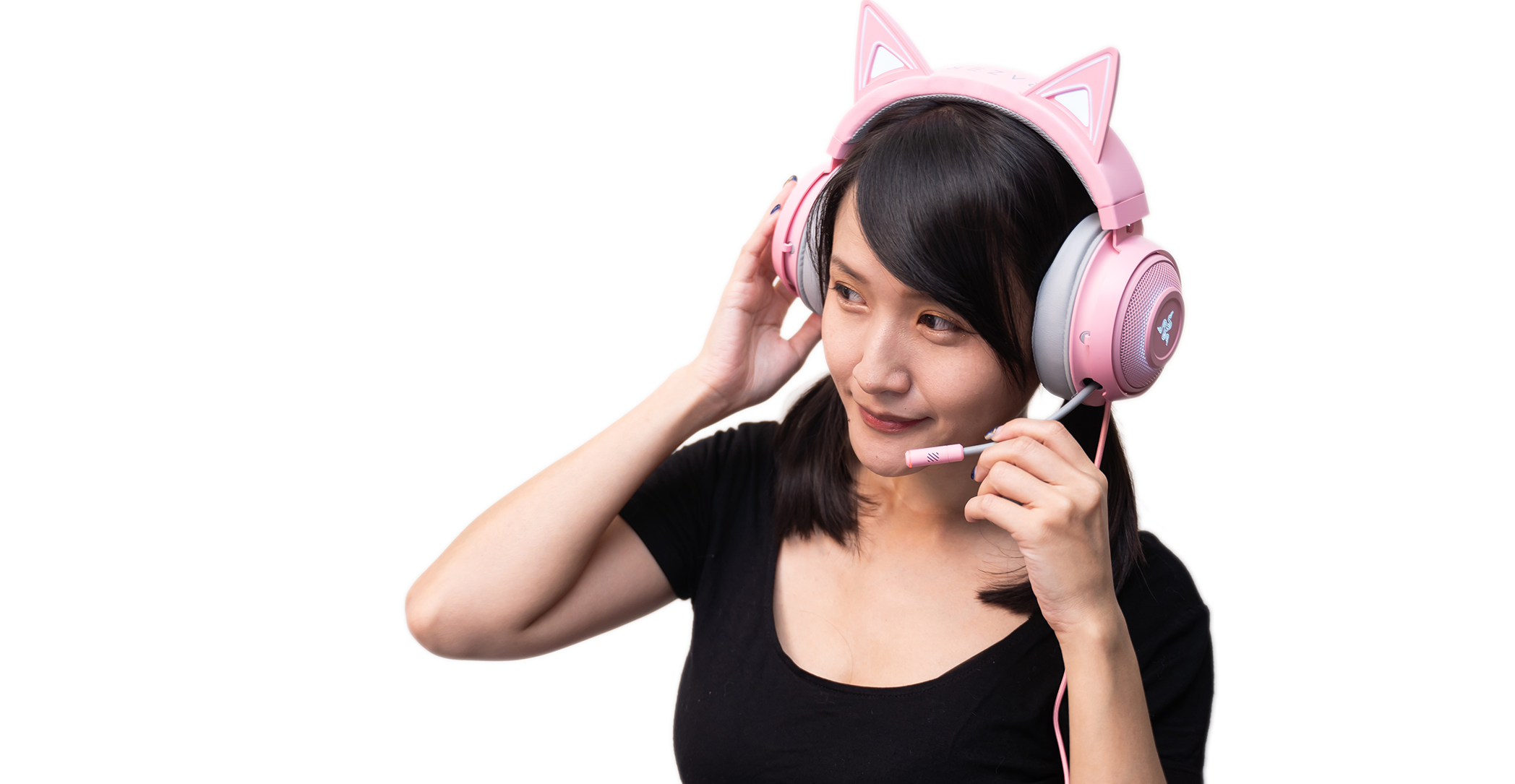 最萌電競耳機就是它！Razer 北海巨妖萌貓版 KRAKEN Kitty Edition 開箱！ @3C 達人廖阿輝