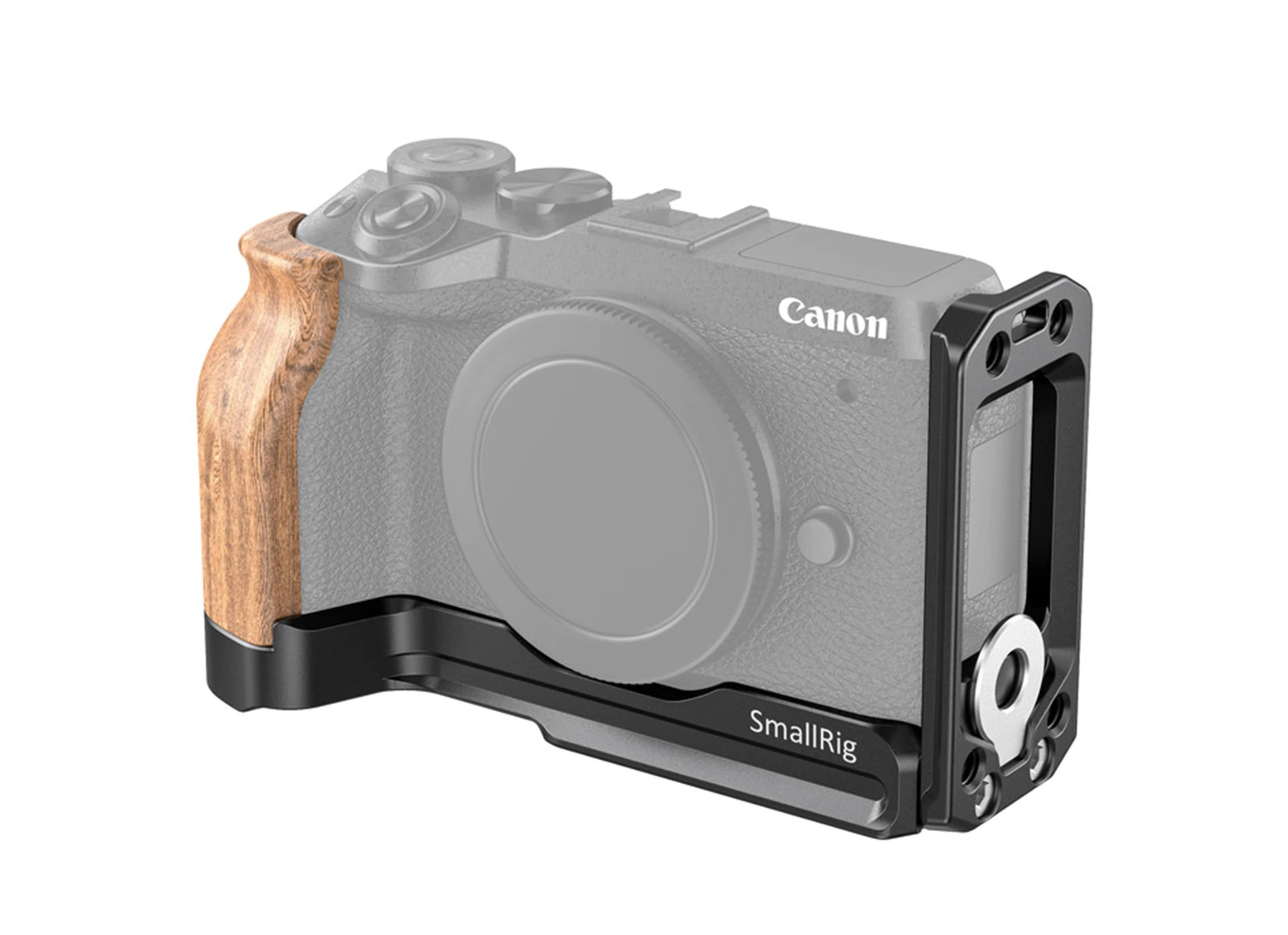 讓 EOS M6 Mark II 更好用的 SmallRig L 支架配件開箱分享 (SmallRig L-Bracket for Canon EOS M6 Mark II LCC2516) @3C 達人廖阿輝