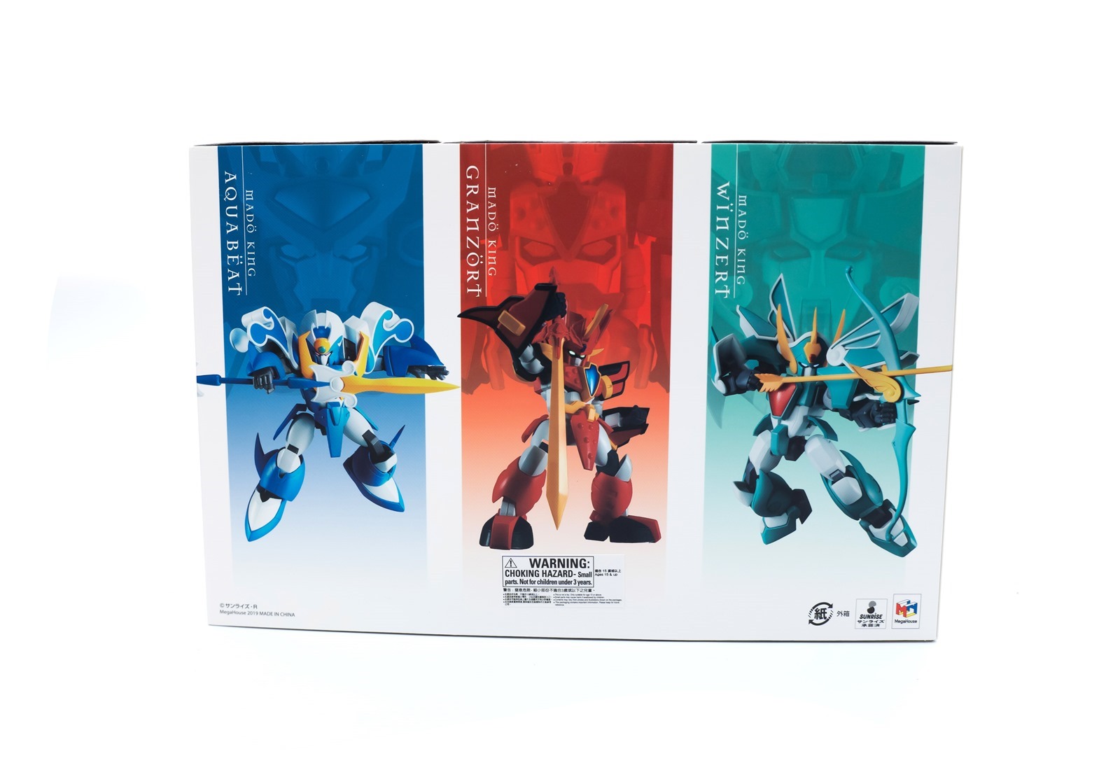 超迷你可變形！MegaHouse Variable Action MINI 魔動王套裝（火王 / 風王 / 水王）開箱分享！ @3C 達人廖阿輝