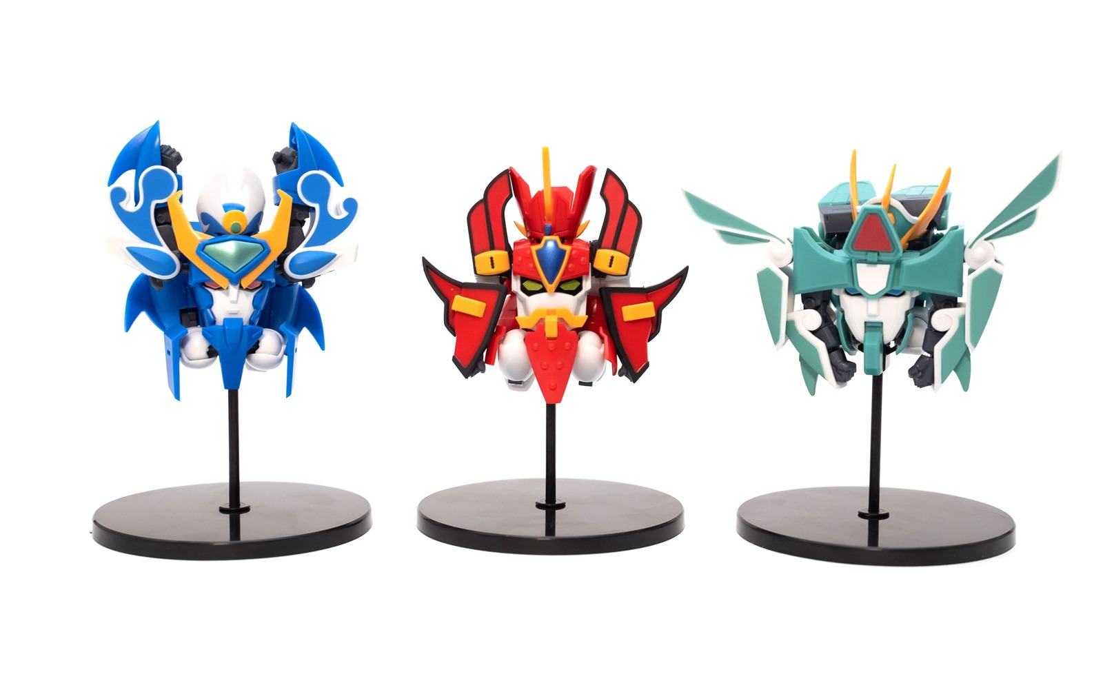 超迷你可變形！MegaHouse Variable Action MINI 魔動王套裝（火王 / 風王 / 水王）開箱分享！ @3C 達人廖阿輝