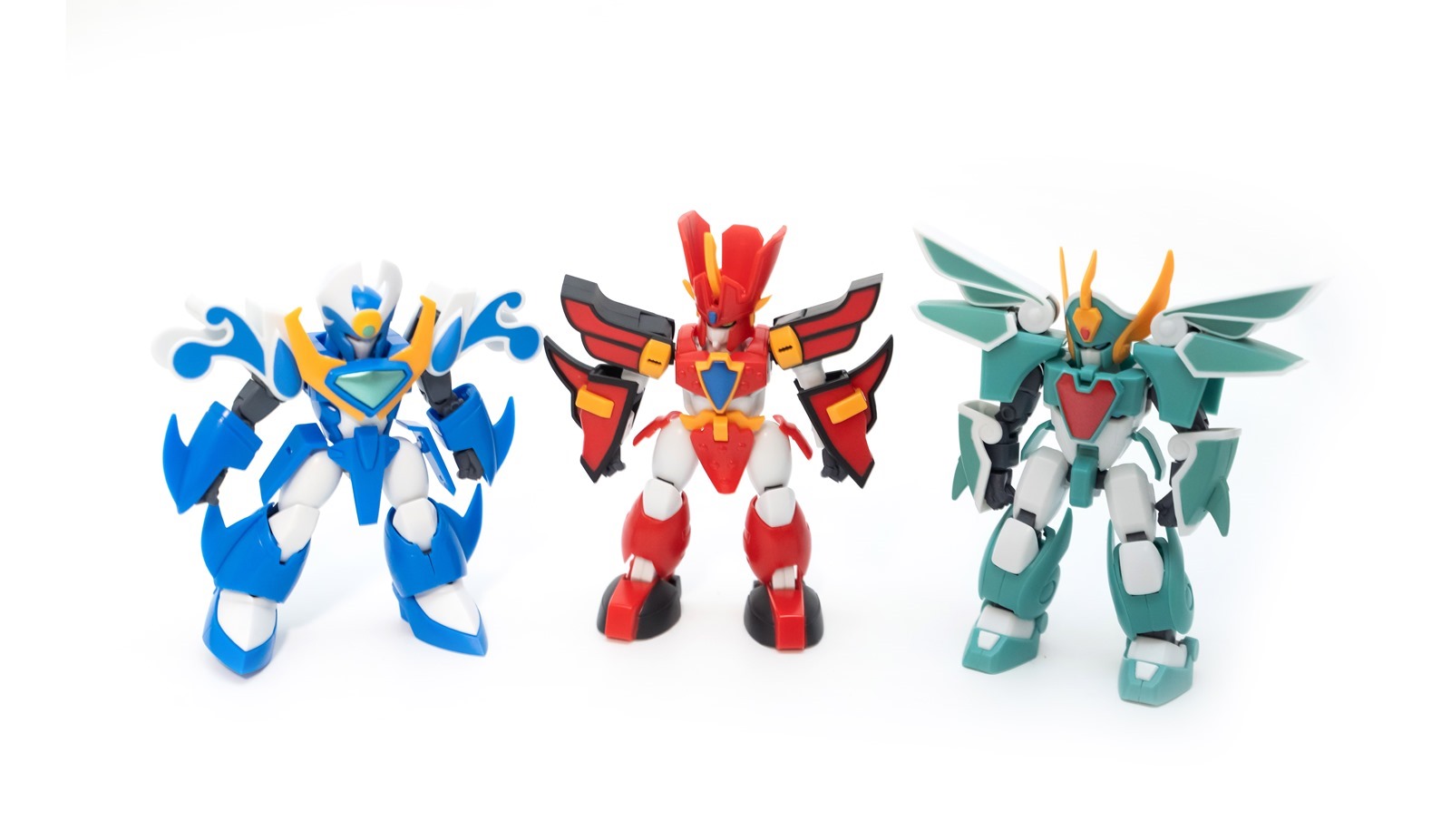 超迷你可變形！MegaHouse Variable Action MINI 魔動王套裝（火王 / 風王 / 水王）開箱分享！ @3C 達人廖阿輝