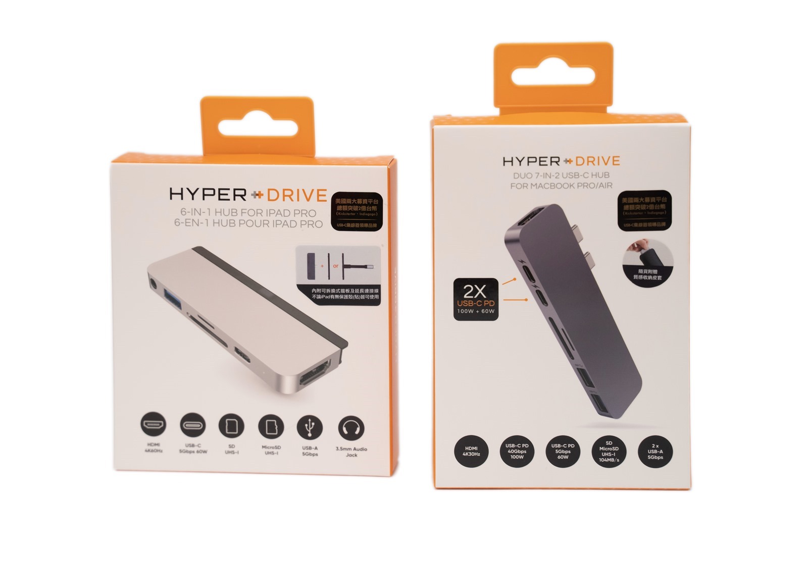 募資超過兩億 HyperDrive 7-in-2 USB-C Hub，專為 Mac 打造，疾速美型雙 USB-C 集線器 @3C 達人廖阿輝