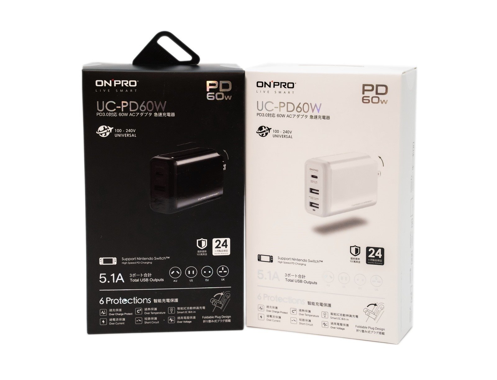 筆電手機平板 Switch 一個充電器就搞定！ ONPRO UC-PD60W 三口萬國 USB PD 充電器 @3C 達人廖阿輝