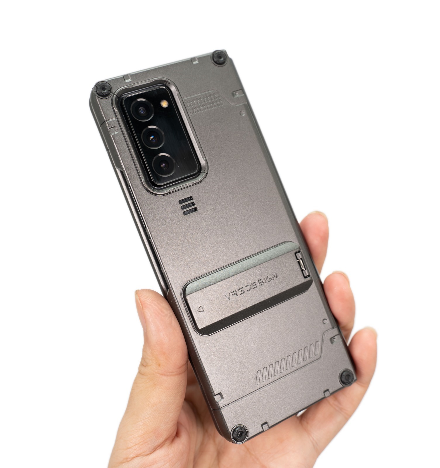 找不到好用好看的 Z Fold 2 保護殼嗎？韓國 VRS 保護殼入手分享 (一般版本 + 支架版本) @3C 達人廖阿輝
