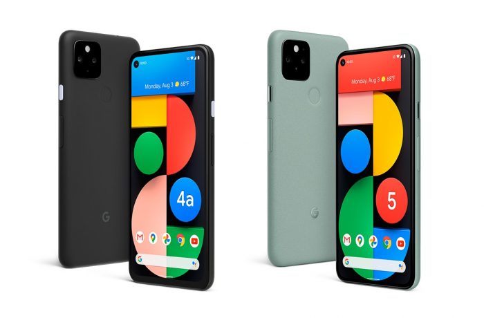 圖一：Google-10 月 1 日發表首款-5G-手機-—-Pixel-4a-5G-版-圖左-與-Pixel-5-圖右.jpg @3C 達人廖阿輝