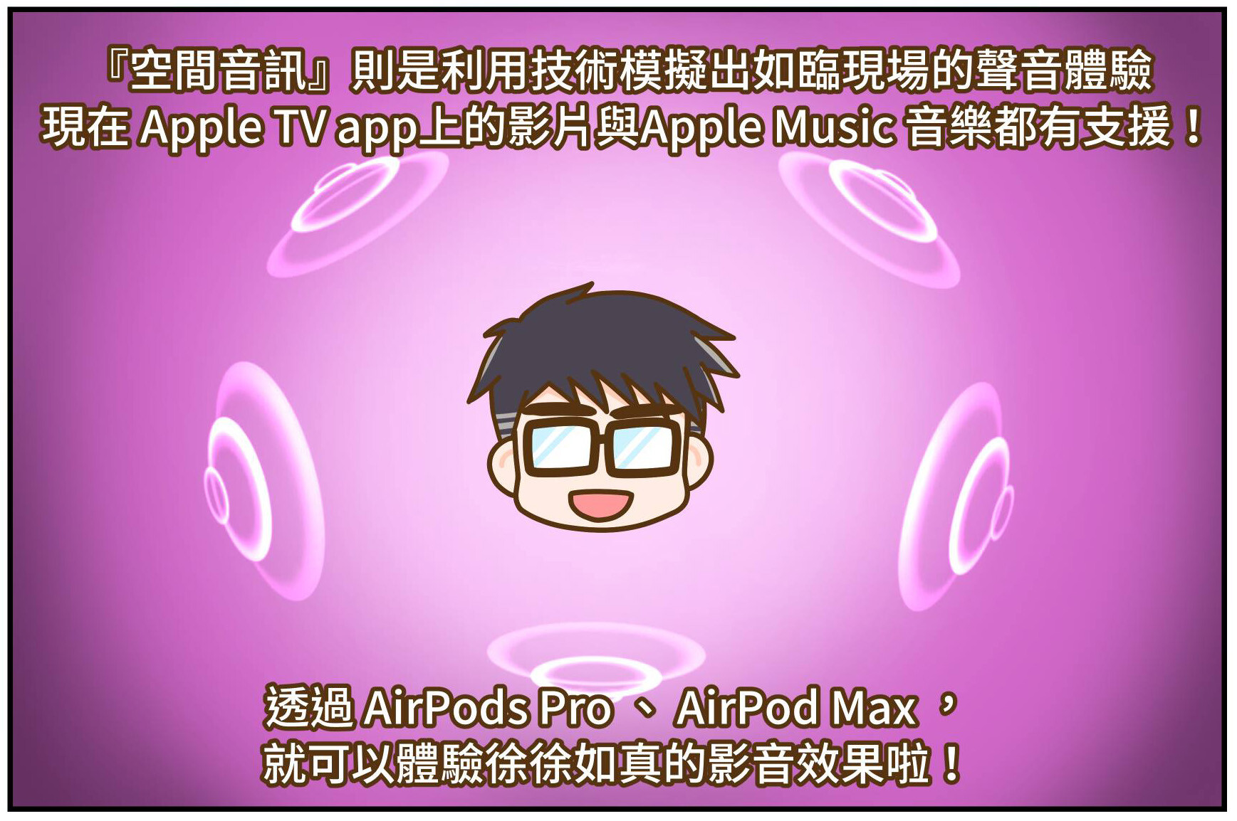 [漫畫] Apple Music 支援無損音樂與空間音訊啦！ @3C 達人廖阿輝