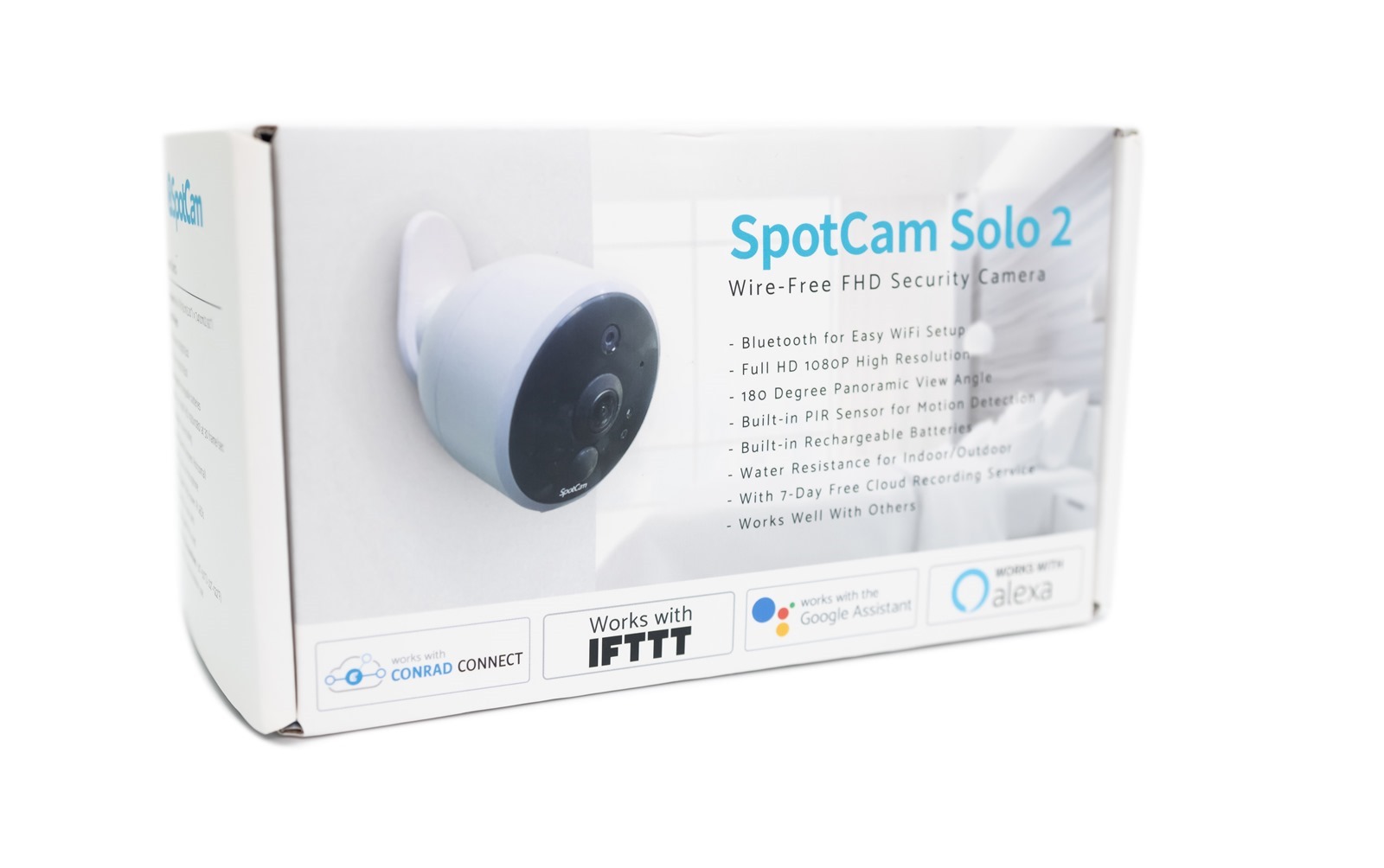 雲端 WiFi 攝影機升級！SpotCam Solo 2 全無線 1080P 廣角 180 支援夜視功能以及終身免費雲端錄影方案 @3C 達人廖阿輝