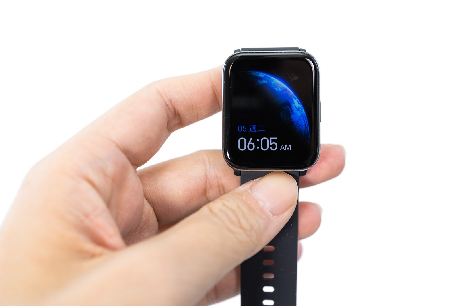 21 天超長待機、百種運動模式、支援血氧心率偵測，輕薄順暢大螢幕 HeyPlus 黑加智慧手錶開箱 @3C 達人廖阿輝