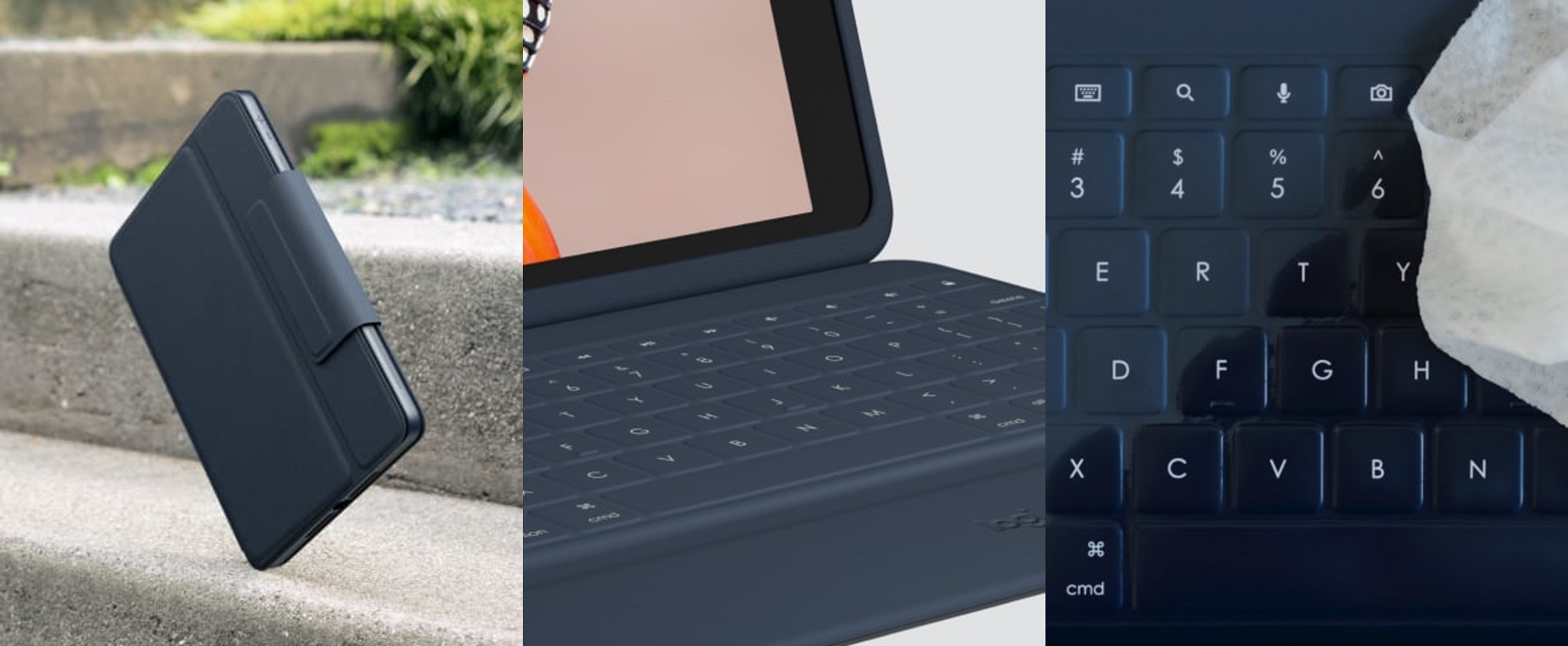 專為教育學習而生！Logitech For Education 系列打造全方位行動數位助教 全方位保護殼、 iPad 數位筆、超纖薄靜音鍵盤 學習加分必備工具 @3C 達人廖阿輝