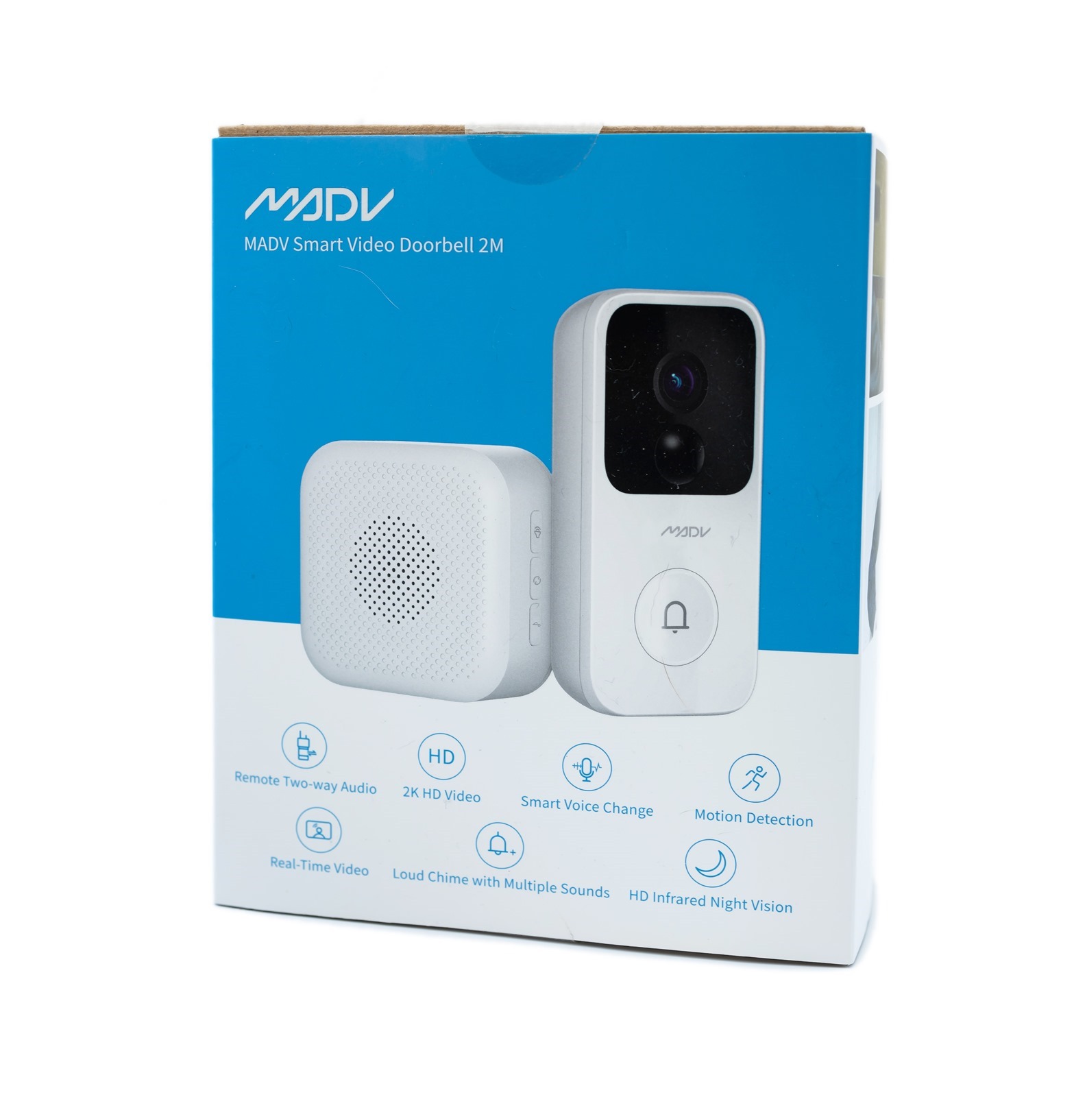 MADV 叮零 2M，雙向通話智慧門鈴還是全天候監控錄影！ @3C 達人廖阿輝