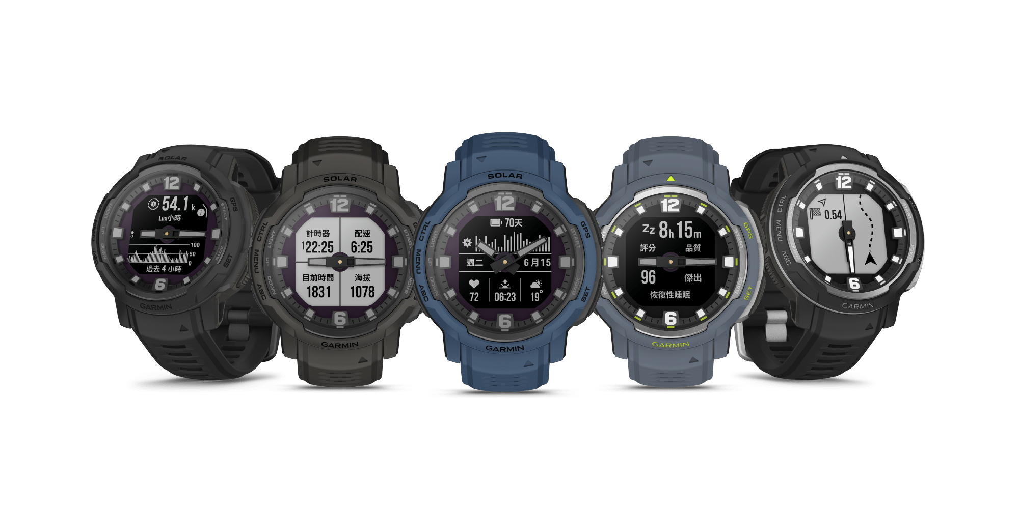 業界唯一指針款智慧全螢幕 GPS 運動錶 GARMIN INSTINCT CROSSOVER 12 月 5 日開賣 @3C 達人廖阿輝