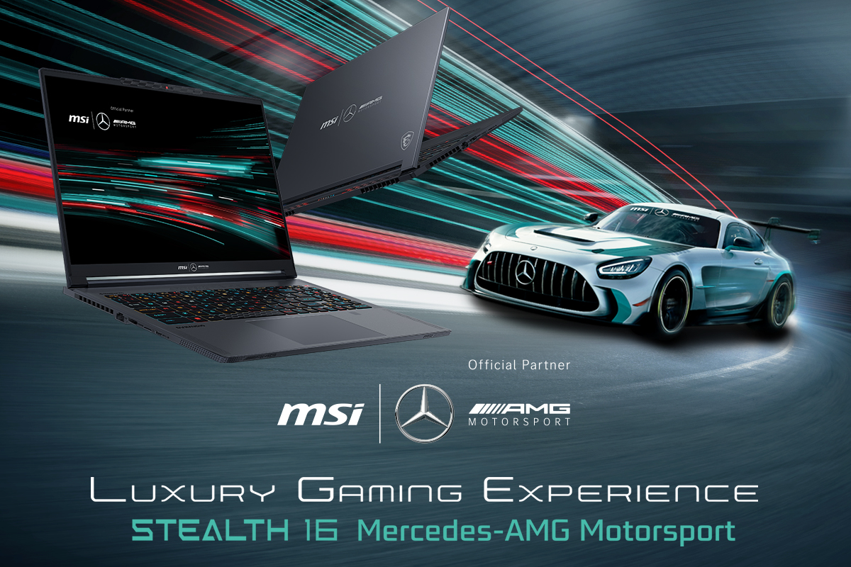 MSI 與 Mercedes-AMG 攜手打造聯名限量筆電 奢華電競全新體驗 @3C 達人廖阿輝