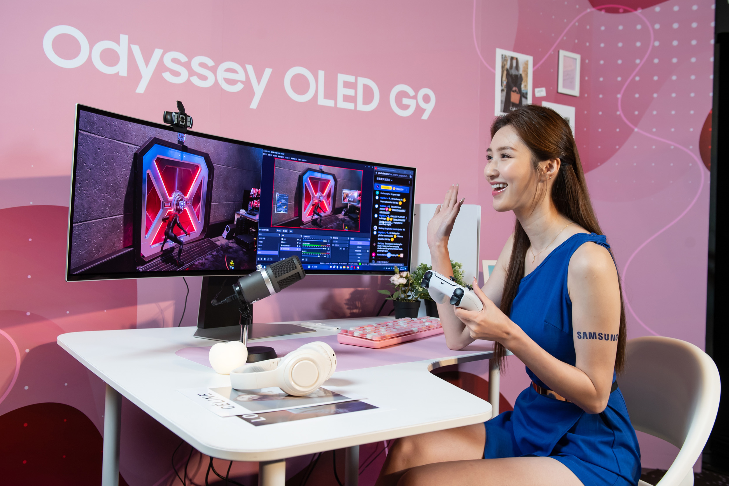 遊戲新戰力！三星奧德賽 Odyssey OLED G9 曲面電競螢幕 霸氣登台 @3C 達人廖阿輝
