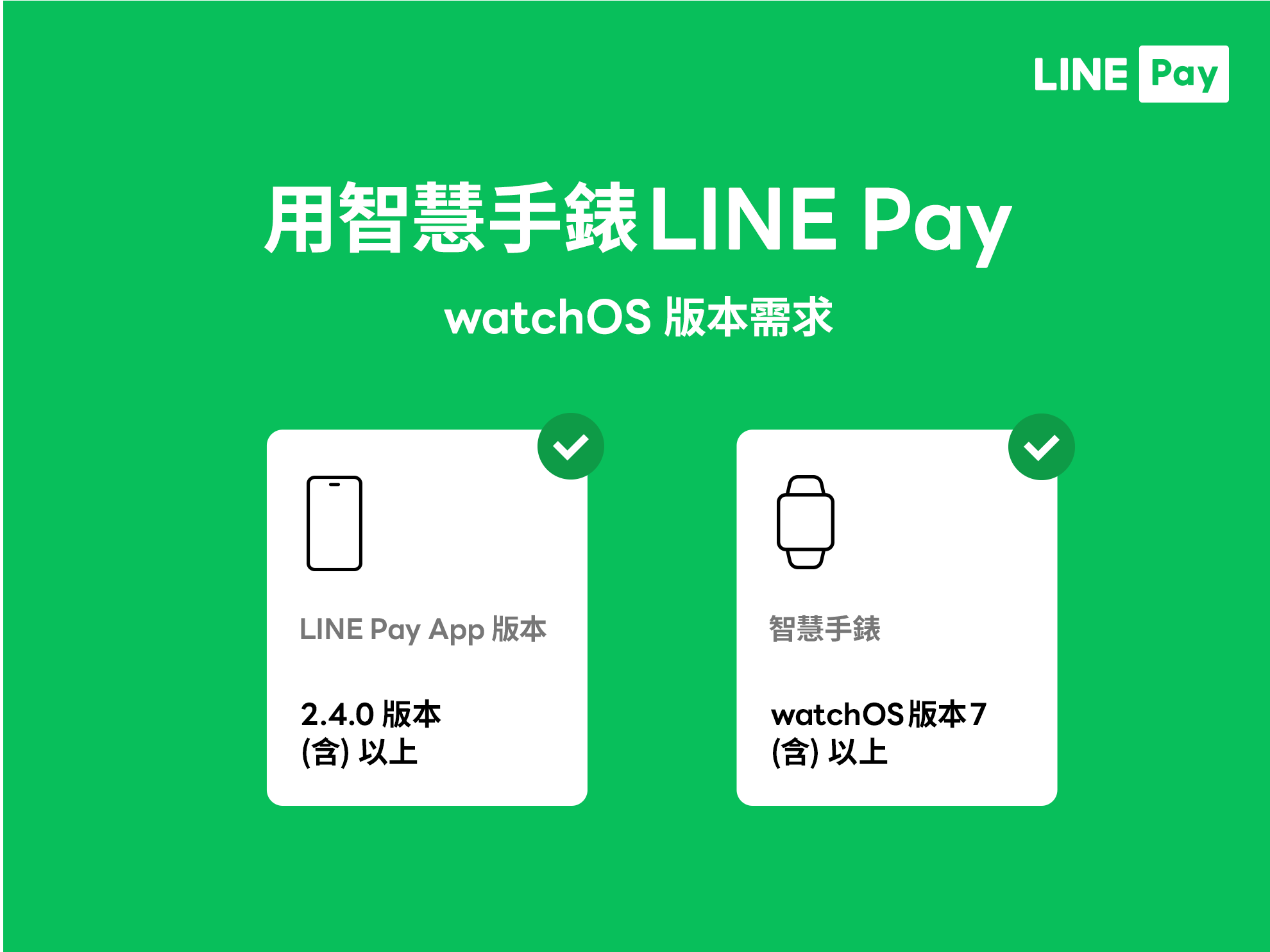用智慧手錶支付免帶錢包 LINE Pay 正式支援 watchOS 及 Wear OS 雙系統 實現行動支付便利生活 @3C 達人廖阿輝