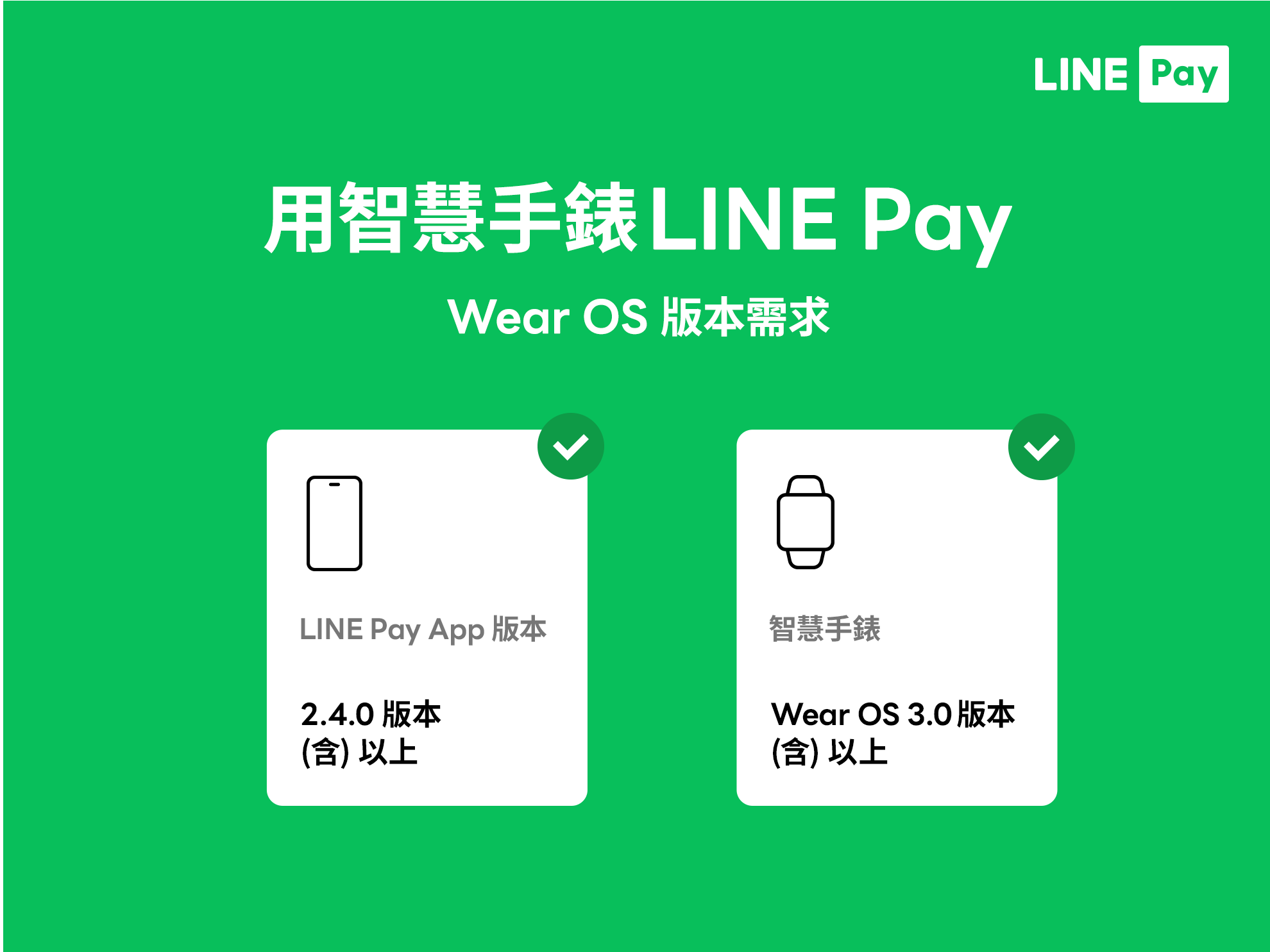 用智慧手錶支付免帶錢包 LINE Pay 正式支援 watchOS 及 Wear OS 雙系統 實現行動支付便利生活 @3C 達人廖阿輝
