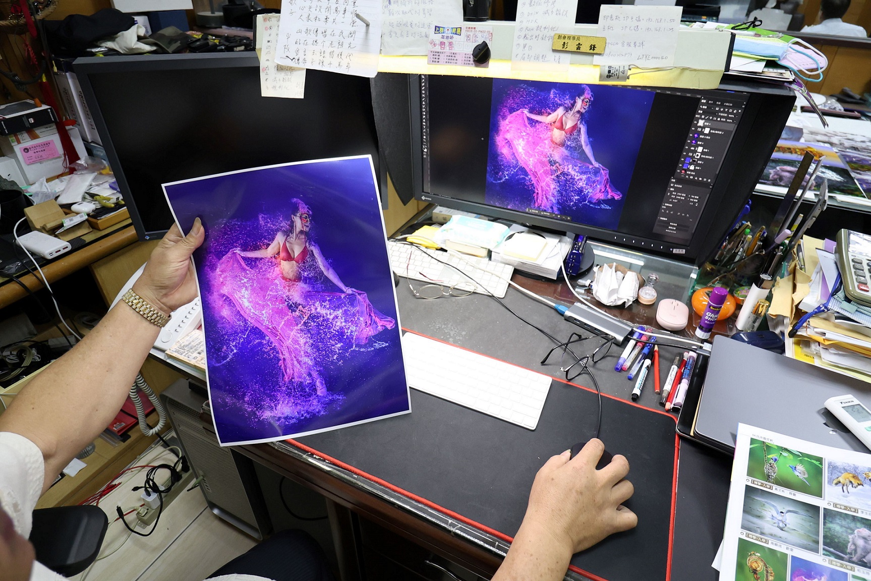 Canon GP-540 旗艦款螢光粉紅色大圖輸出機 還原作品完美呈現 令專業攝影師都驚嘆 @3C 達人廖阿輝