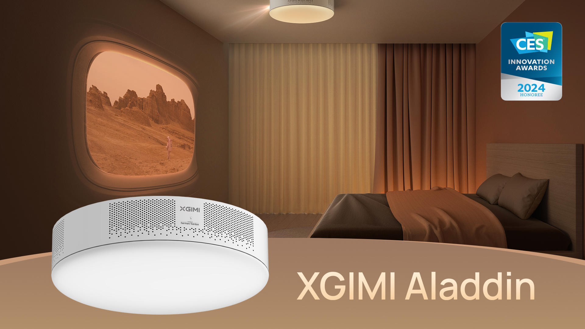 投影新世代來臨！XGIMI 於 2024 CES 宣布 2 大領銜新品 XGIMI HORIZON Max 全球首獲 IMAX Enhanced 認證，宅家暢享家庭劇院影音 XGIMI Aladdin 創新頂燈設計，顛覆家用智慧投影機想像 @3C 達人廖阿輝
