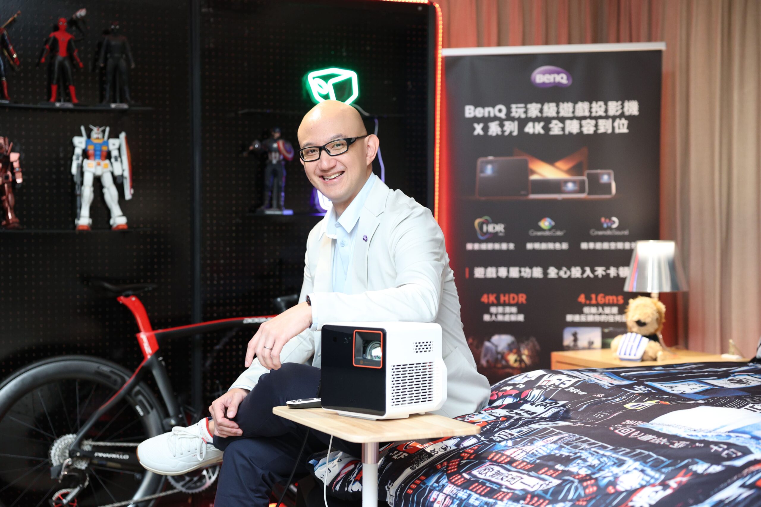 BenQ 大娛樂家、大生活家，引領科技生活新境界 重塑居家新定義，高效工作放肆玩 @3C 達人廖阿輝