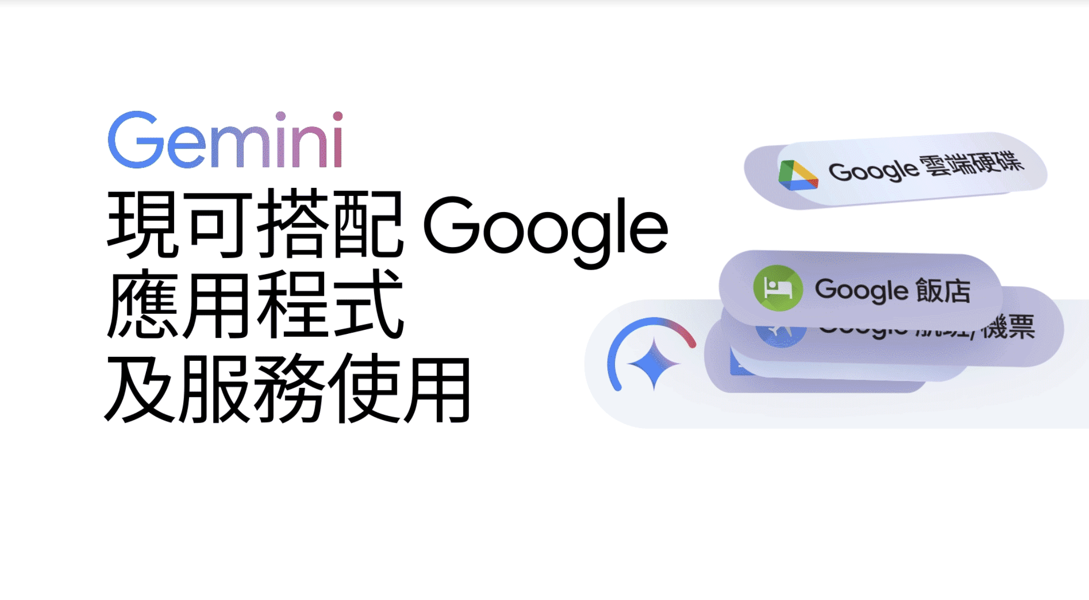 Google Gemini 應用程式與擴充功能正式支援繁體中文 @3C 達人廖阿輝