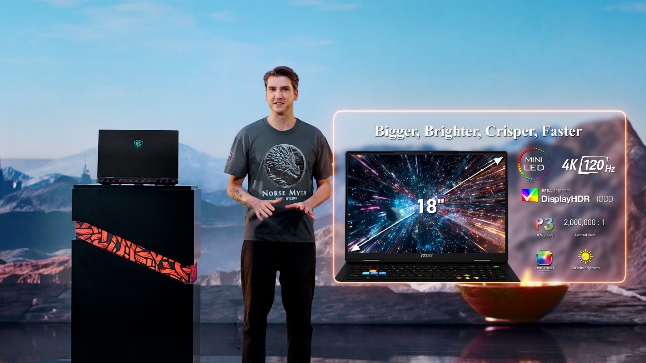 龍魂再臨 MSI GeForce RTX 50 系列筆電強勢登場 全新世代電競筆電 即日起開放預購 @3C 達人廖阿輝