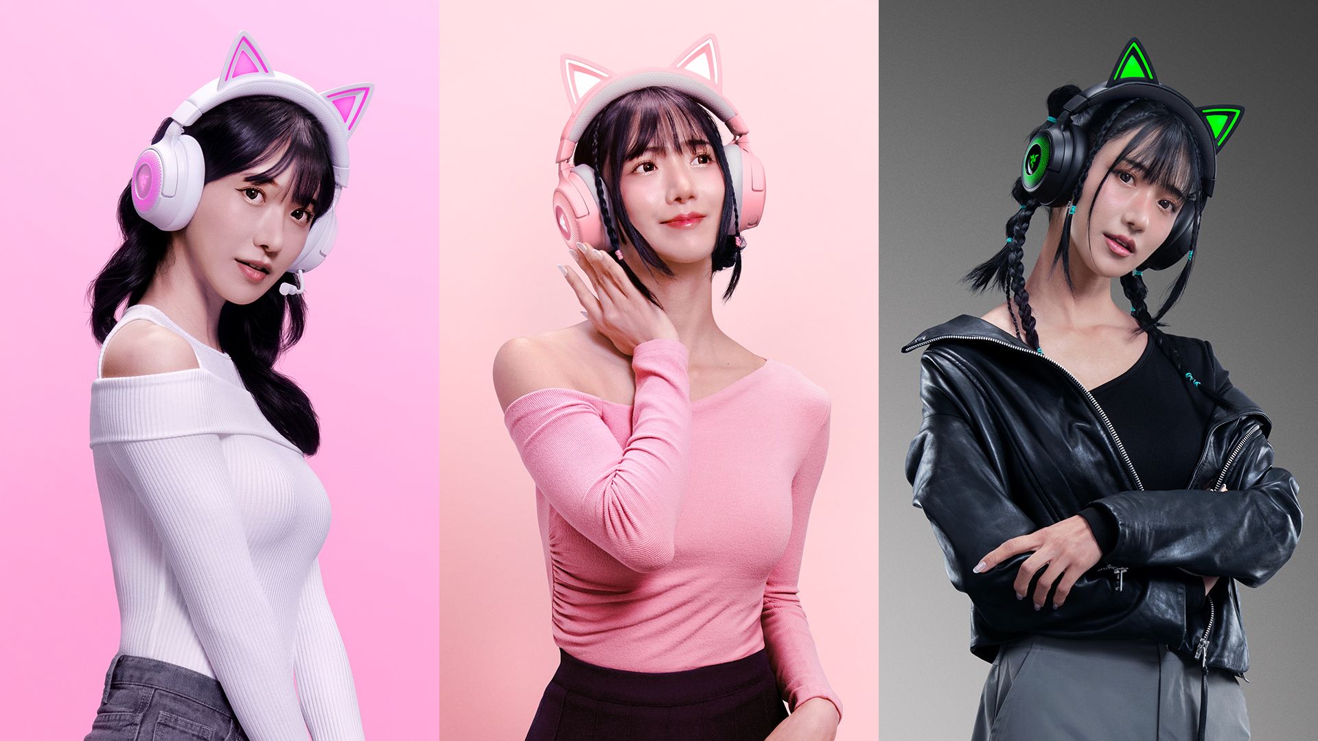 Razer 全新 Kraken Kitty V3 系列登場　風格魅力與性能再升級 多平台連線自由切換　專為玩家與創作者打造 @3C 達人廖阿輝