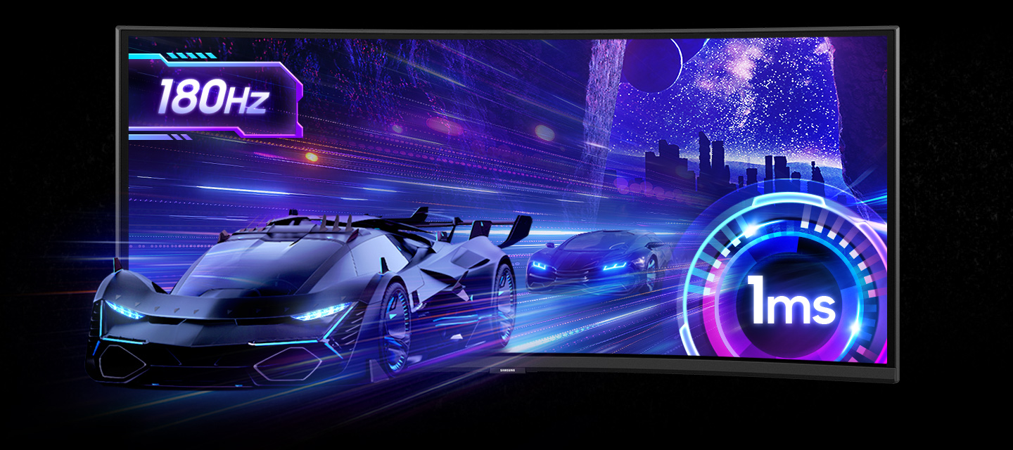 三星 Odyssey G75F 電競顯示器震撼登場 37 吋、 40 吋大尺寸曲面螢幕 打造極致沉浸新體驗 超高解析、高更新率、逼真色彩 完美滿足玩家與多工族群需求 @3C 達人廖阿輝