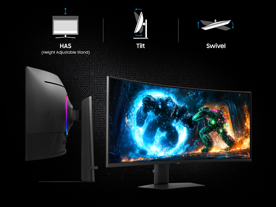 三星 Odyssey G75F 電競顯示器震撼登場 37 吋、 40 吋大尺寸曲面螢幕 打造極致沉浸新體驗 超高解析、高更新率、逼真色彩 完美滿足玩家與多工族群需求 @3C 達人廖阿輝