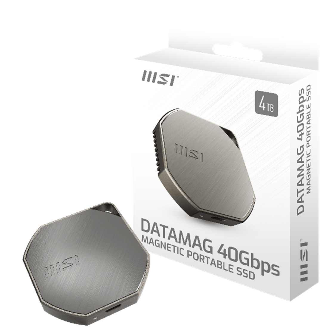 MSI 推出全新 DATAMAG 40Gbps 磁吸式外接固態硬碟　高速傳輸 × 磁吸設計 × 專屬 App，打造專業級行動儲存方案 @3C 達人廖阿輝