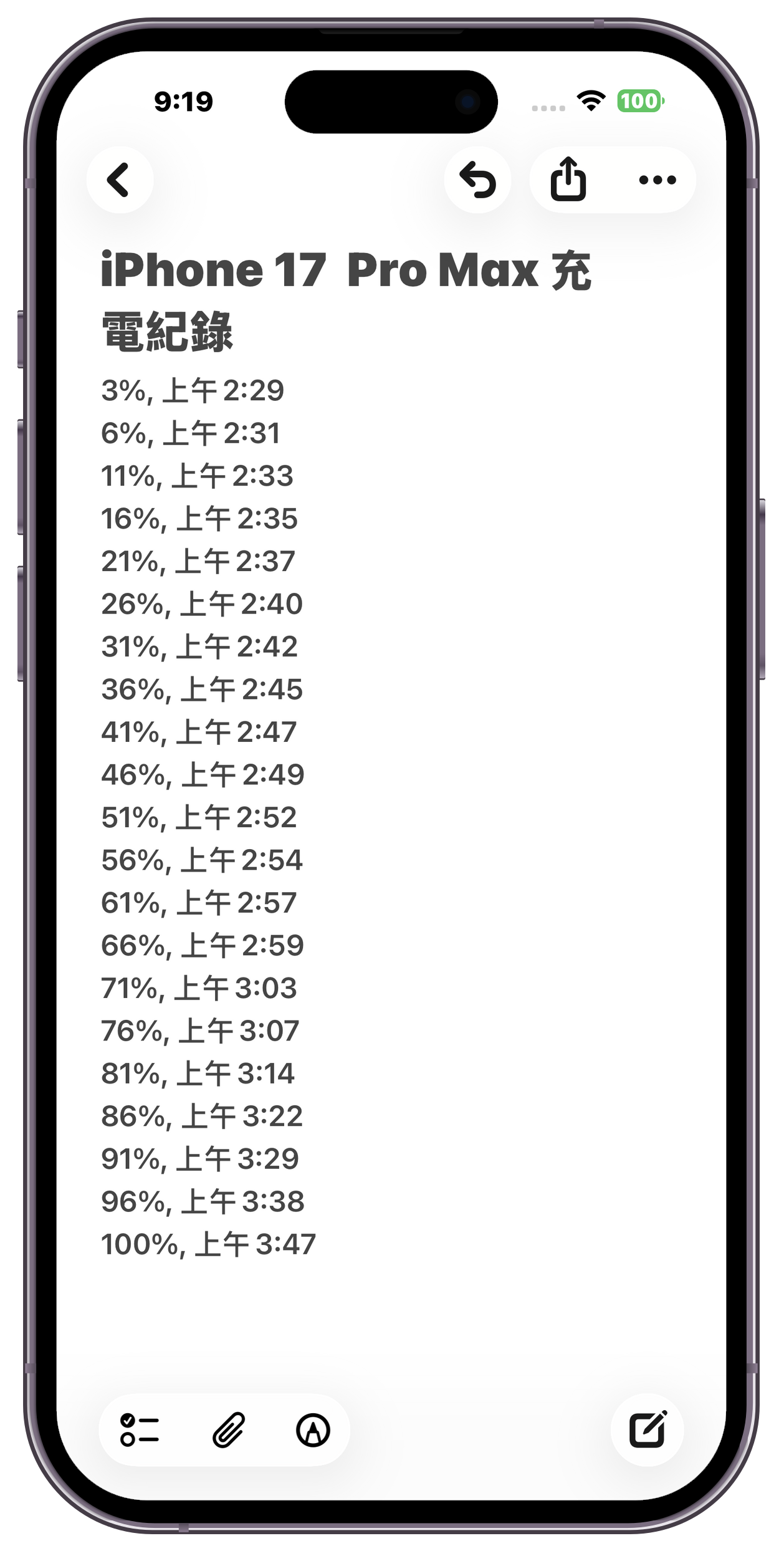 [iOS] [捷徑] 裝置充電時間 / 進度百分比 % 自動化紀錄捷徑 設定教學 @3C 達人廖阿輝