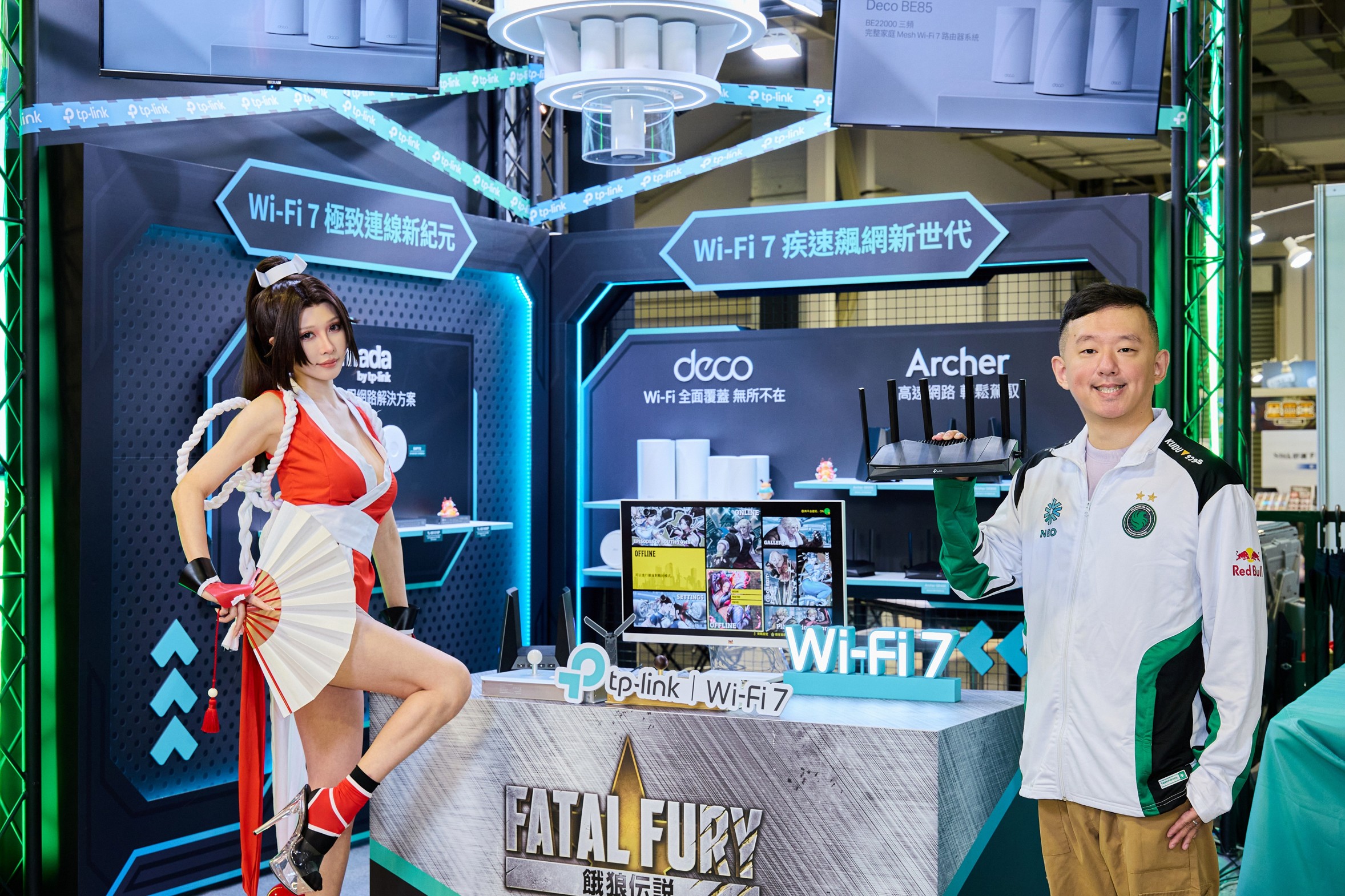 TP-Link 攜 Wi-Fi 7 全系列產品登場 WirForce 2025 跨界合作《餓狼傳說》打造零延遲格鬥專區　世界冠軍 ET 熱血應戰 @3C 達人廖阿輝