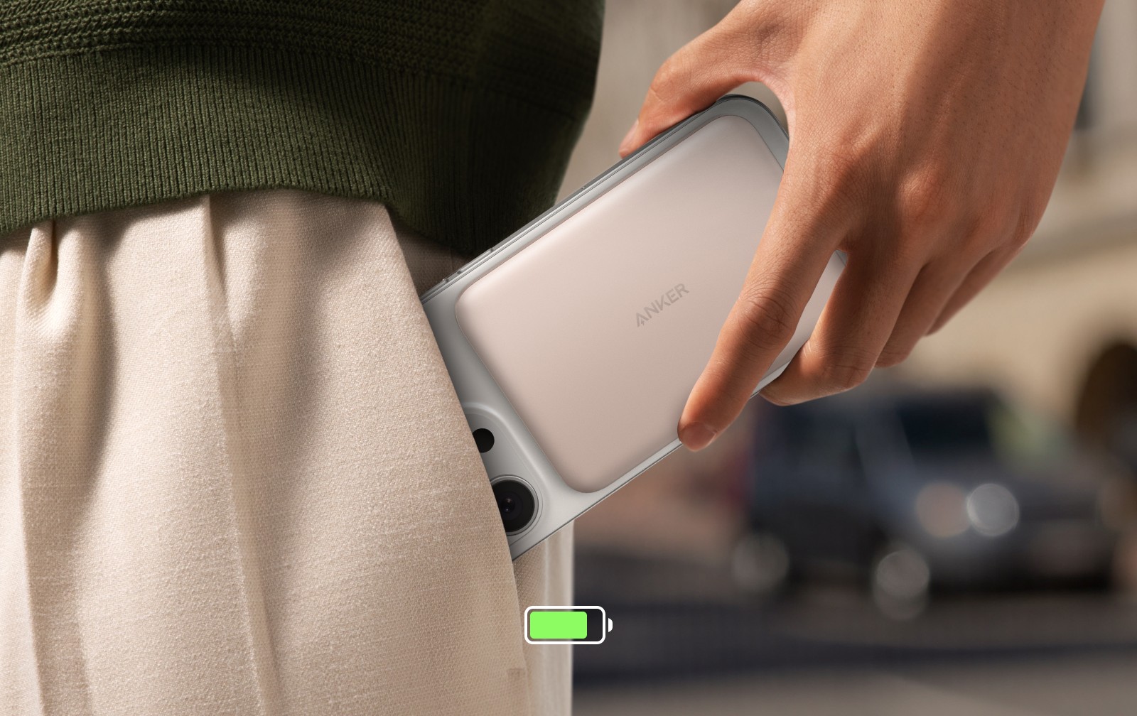 歷代最輕薄磁吸行充進化登場 ANKER A1665 僅 120 克、 8.6 毫米 輕裝隨行無感補電 人氣自帶線行充 A1695 推出全新銀色款 新春優惠同步開跑 @3C 達人廖阿輝