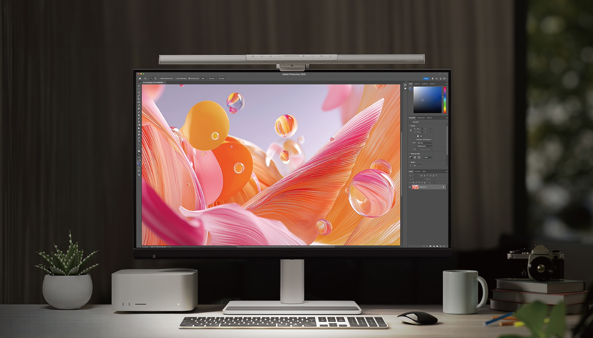 BenQ MA 系列 Mac&reg; 專屬外接螢幕全面到位！5K 旗艦 MA270S 、 4K 120Hz MA320UG 同步登場 打造從日常到專業的極致視覺體驗 @3C 達人廖阿輝