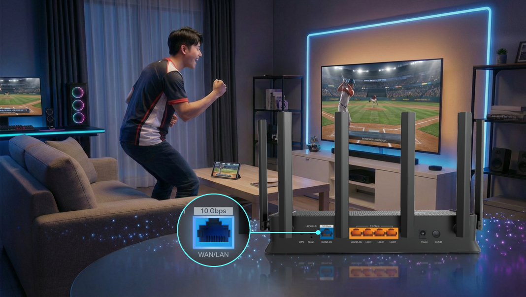 TP-Link 化身觀賽守護神　Wi-Fi 7 三頻路由器全力應援熱潮 @3C 達人廖阿輝