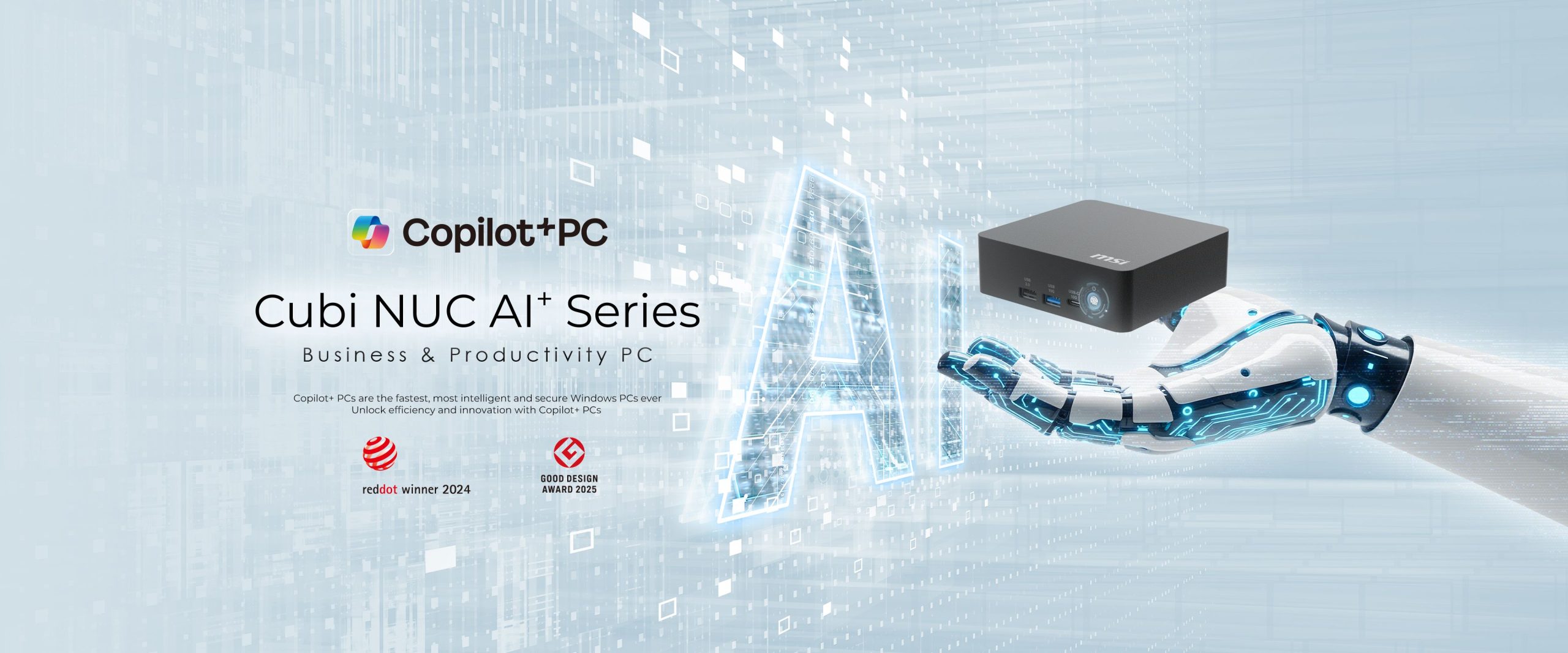 MSI Cubi NUC AI+ 3MG 登場：0.51L 極致迷你體積，打造新世代 AI Copilot+ 商用主機 @3C 達人廖阿輝