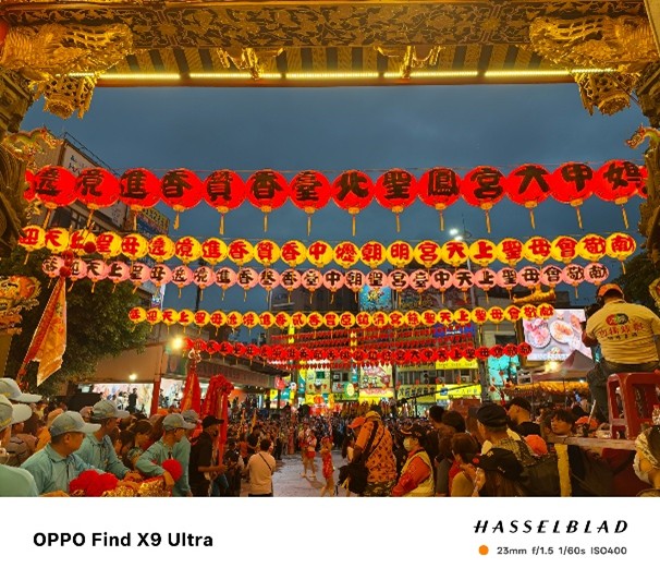 OPPO 攜手鎮瀾宮遶境盛事　Find X9 Ultra 實拍首曝光引爆期待&nbsp; 未上市旗艦化身指定「神機」　用影像紀錄百年信仰溫度 @3C 達人廖阿輝