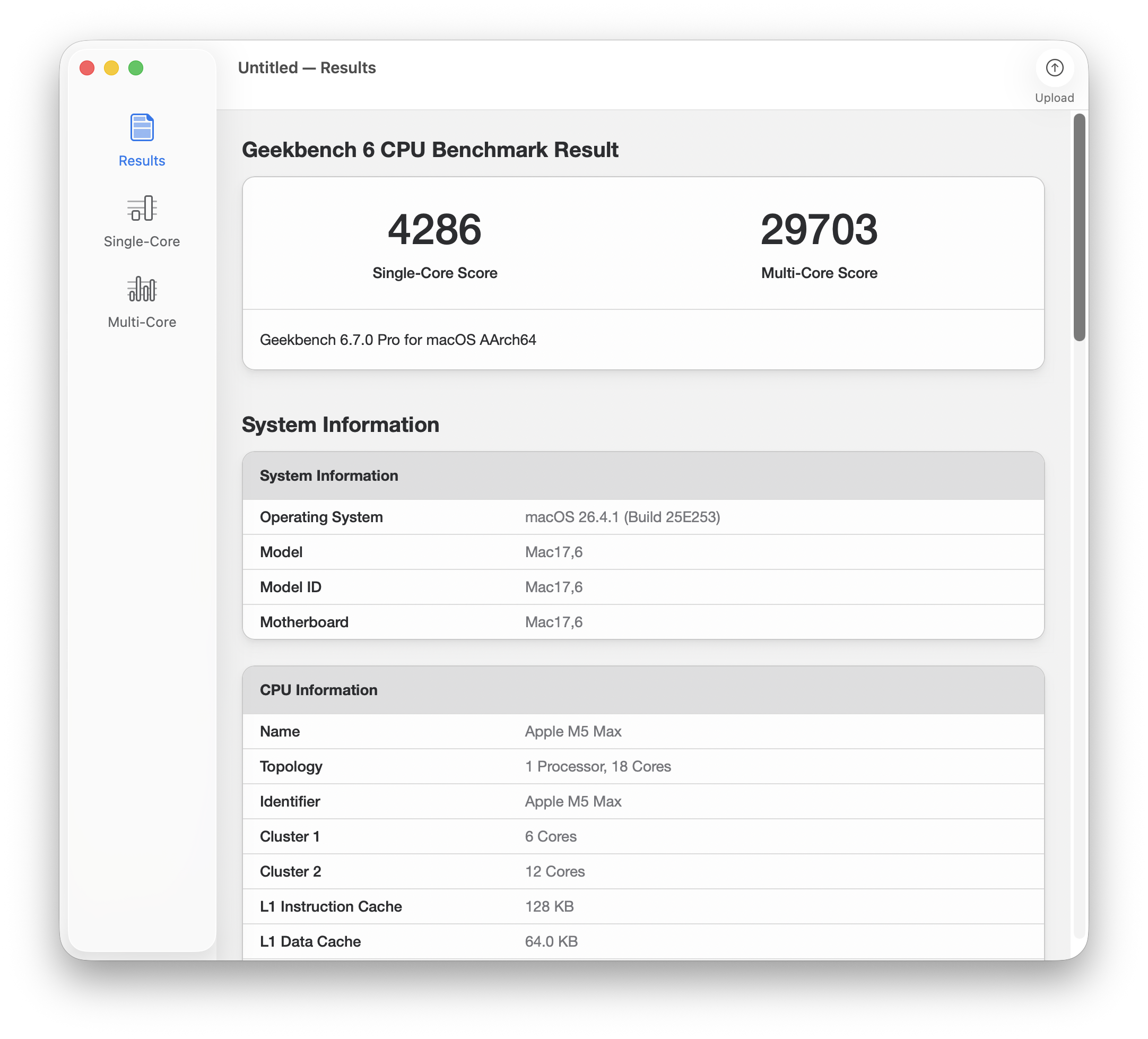 Apple Macbook Pro 16 新款 M5 Max 128GB 頂規性能實測～ Geekbench 6 + LLM 本地 AI 大模型實測 @3C 達人廖阿輝