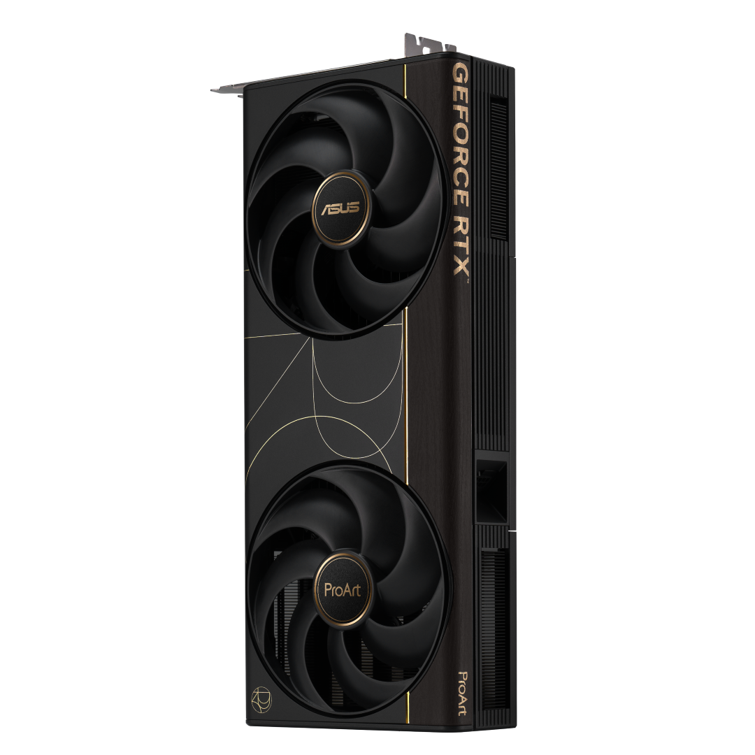 華碩推出 ProArt GeForce RTX 5090 旗艦顯示卡　小型機身突破創作者效能極限　2.5 Slot 精巧設計結合 NVIDIA Blackwell 架構　打造高效能創作平台 @3C 達人廖阿輝