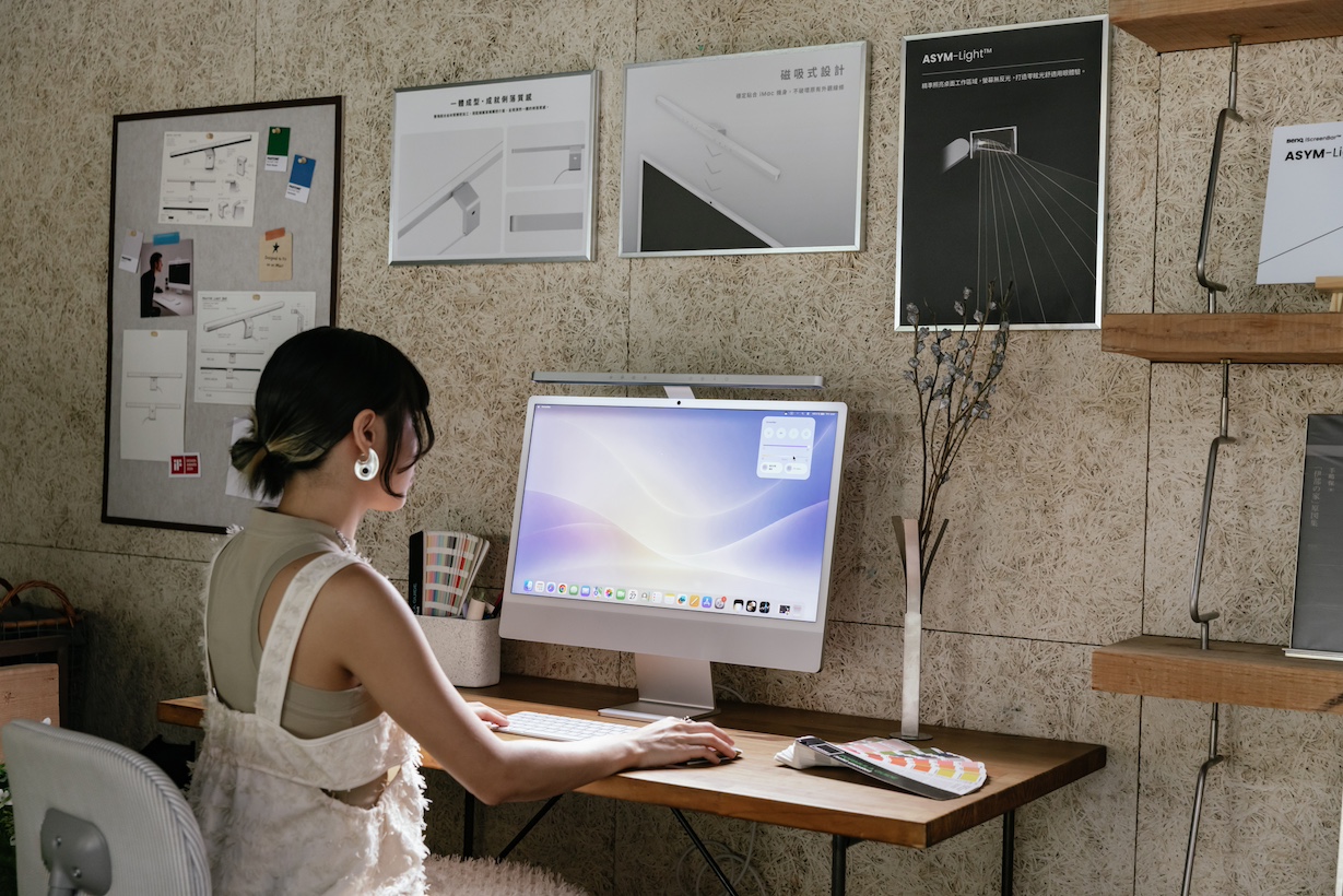 精算每一道光！BenQ 發表智慧照明全系列新品　從 iMac 桌面美學、雙螢幕工作到慢生活閱讀，重新定義現代生活照明 @3C 達人廖阿輝