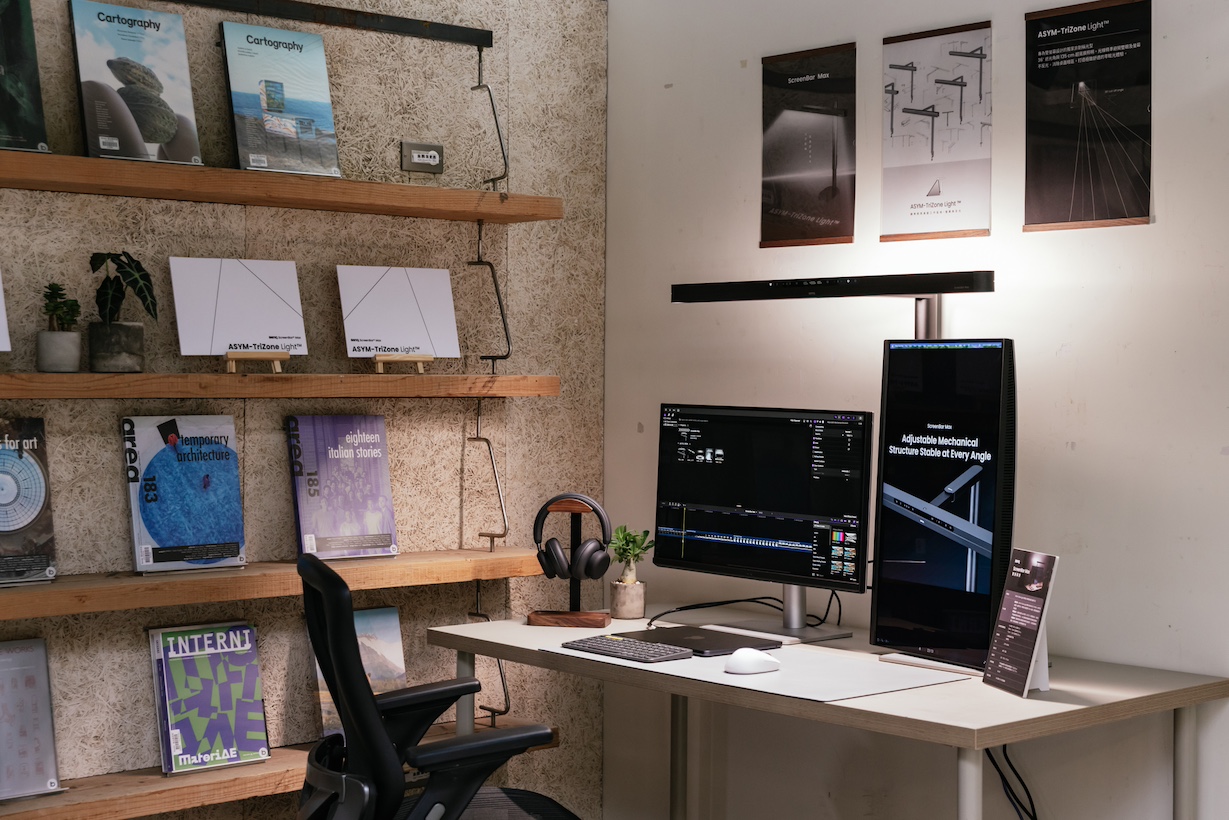 精算每一道光！BenQ 發表智慧照明全系列新品　從 iMac 桌面美學、雙螢幕工作到慢生活閱讀，重新定義現代生活照明 @3C 達人廖阿輝