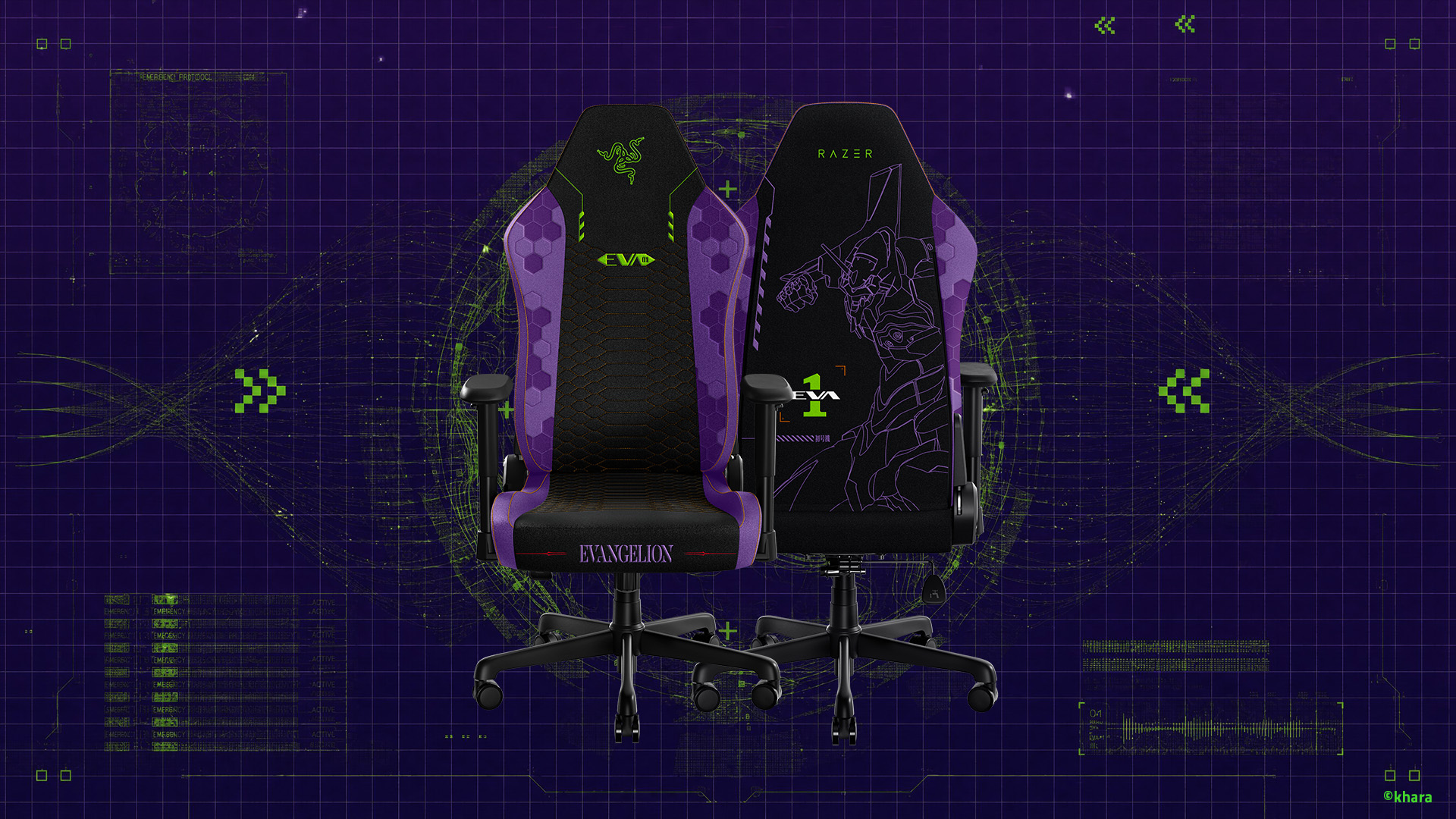 Razer × EVANGELION 初號機聯名系列登場！紫綠配色打造專屬電競裝備　Razer 攜手《新世紀福音戰士》，推出五款初號機主題電競周邊，從滑鼠、鍵盤到電競椅一次到位，亞太地區獨家販售