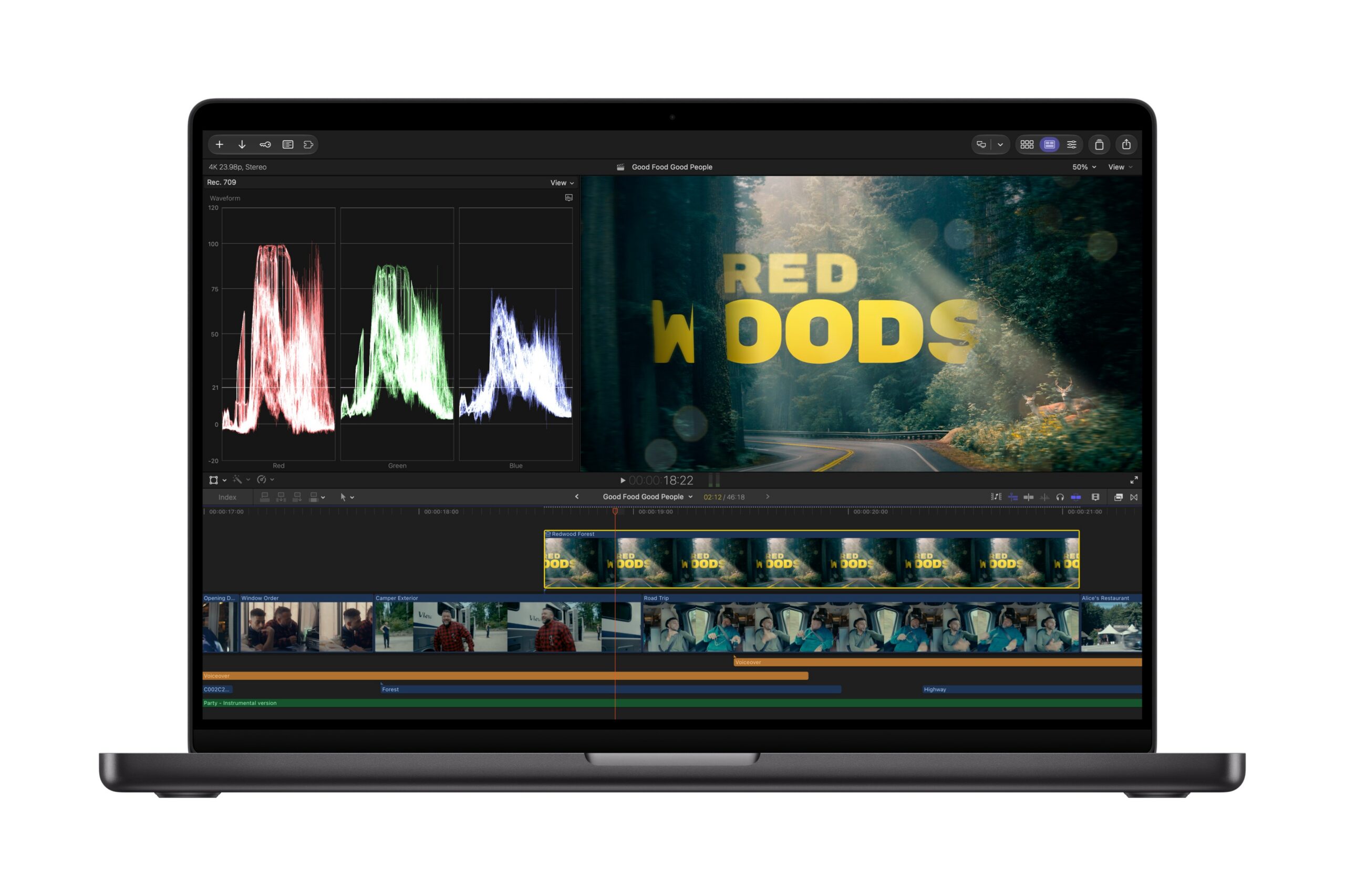 Final Cut Pro 與 Pixelmator Pro 跨 app 影像編輯