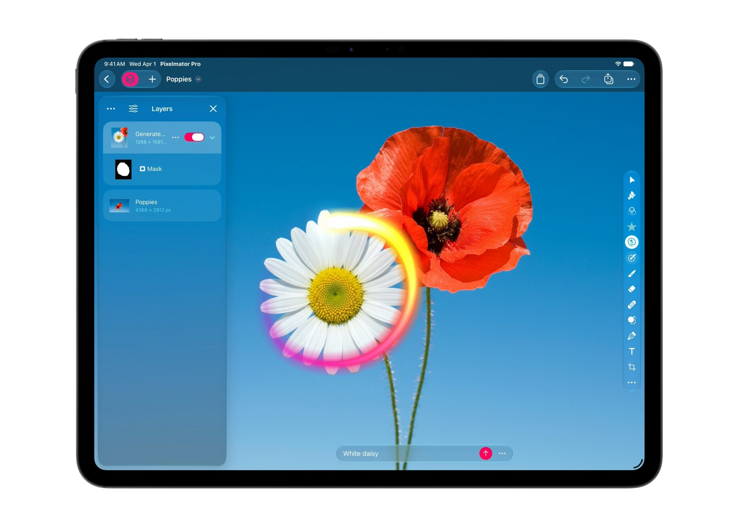 Pixelmator Pro Generate Fill 生成填色功能