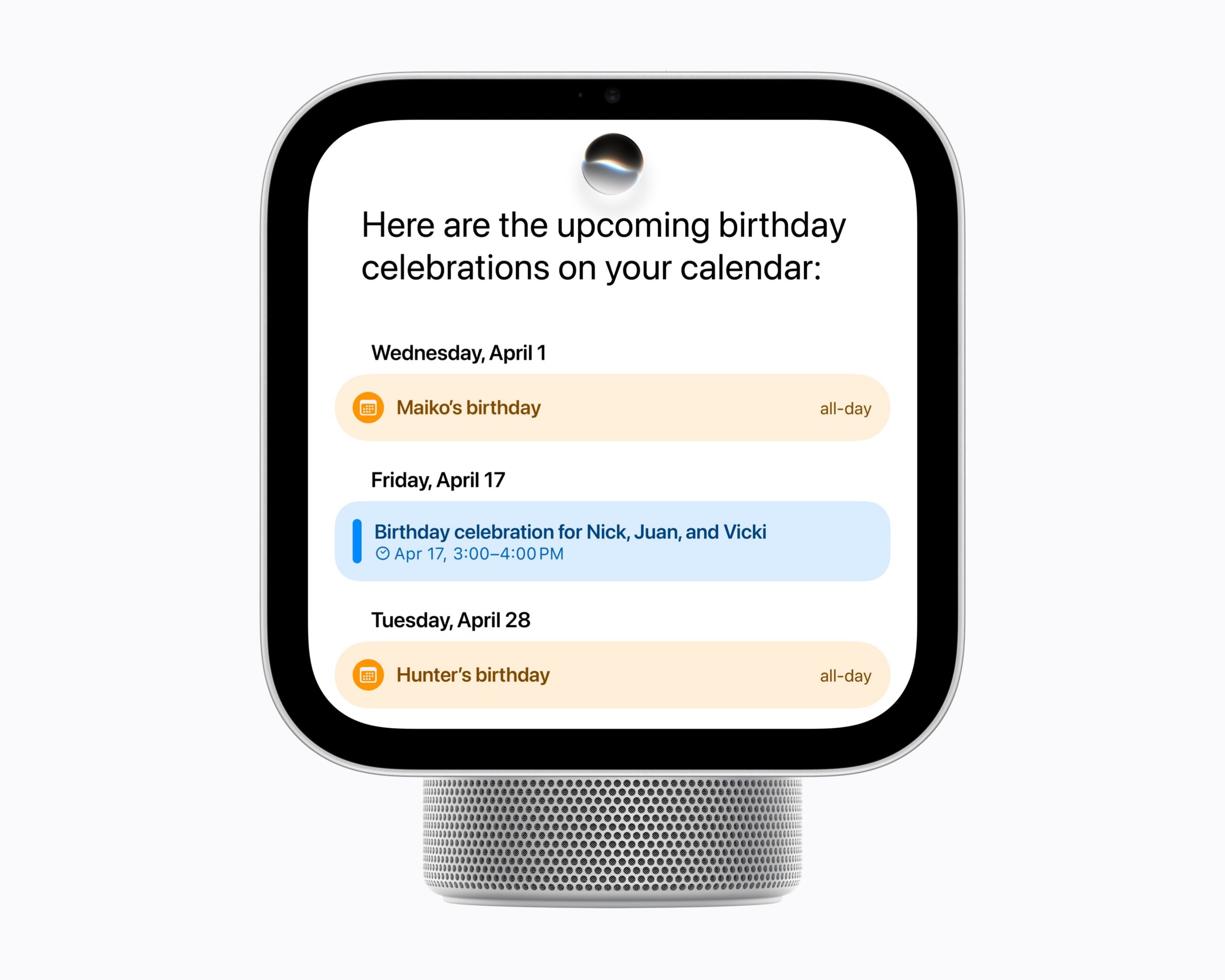 Siri AI 個人情境功能需要配對已啟用 Apple Intelligence 的相容裝置。