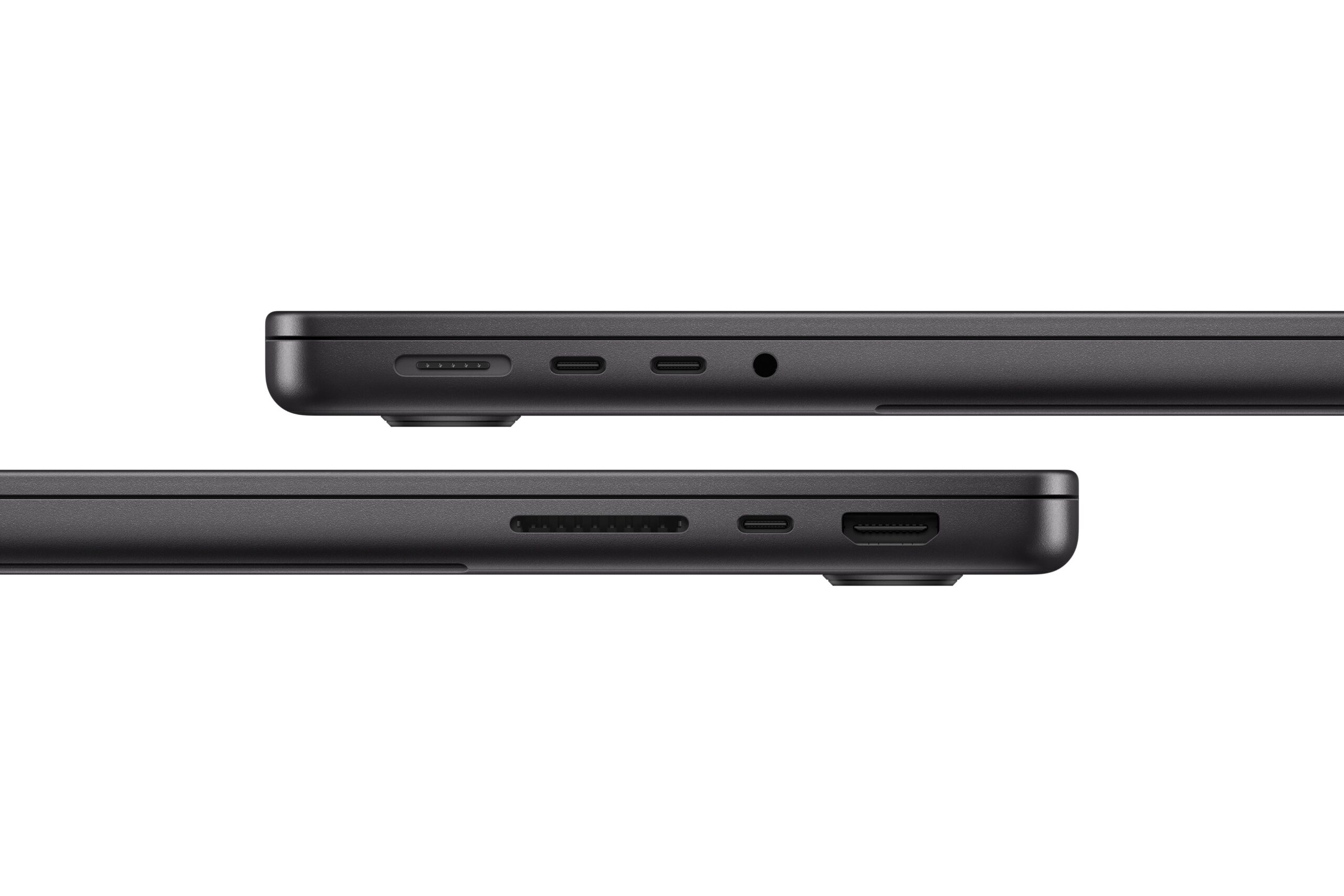 14 吋 M6 MacBook Pro 連接埠配置