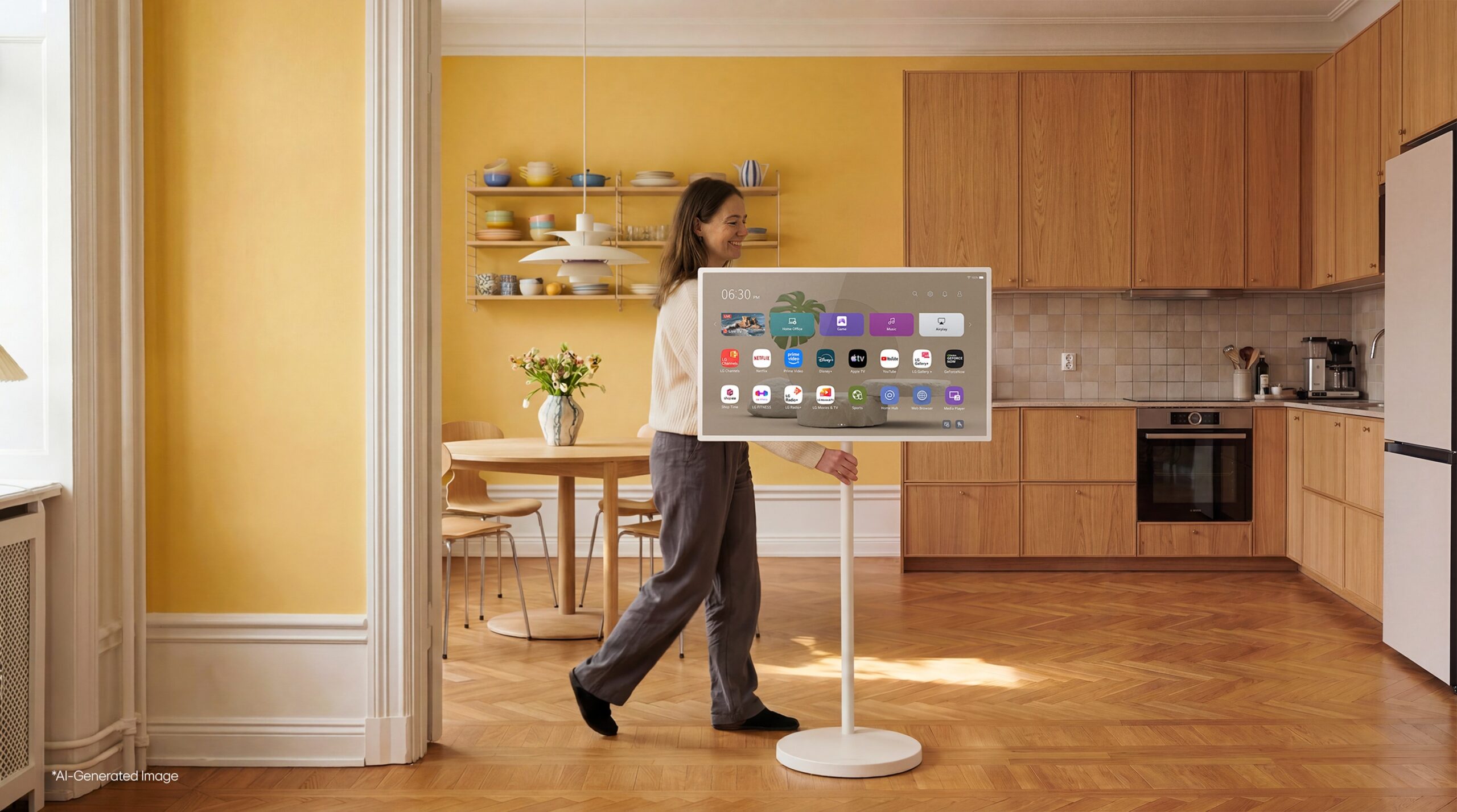 LG StanbyME 2 閨蜜機第二代 Max 登場 32 吋 4K 大畫面自由移動 最長 4.5 小時無線續航、螢幕可拆卸 從個人追劇到全家娛樂隨心移動 LG StanbyME 2 閨蜜機第二代 Max 登場 32 吋 4K 大畫面自由移動 最長 4.5 小時無線續航、螢幕可拆卸 從個人追劇到全家娛樂隨心移動
